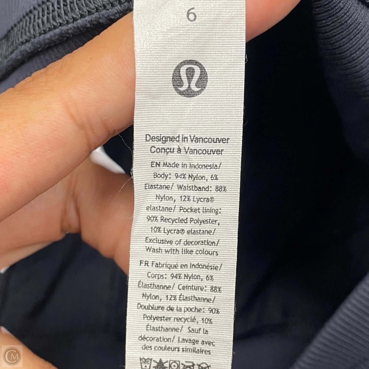 Athletic Pants By Lululemon In Navy, Size: S