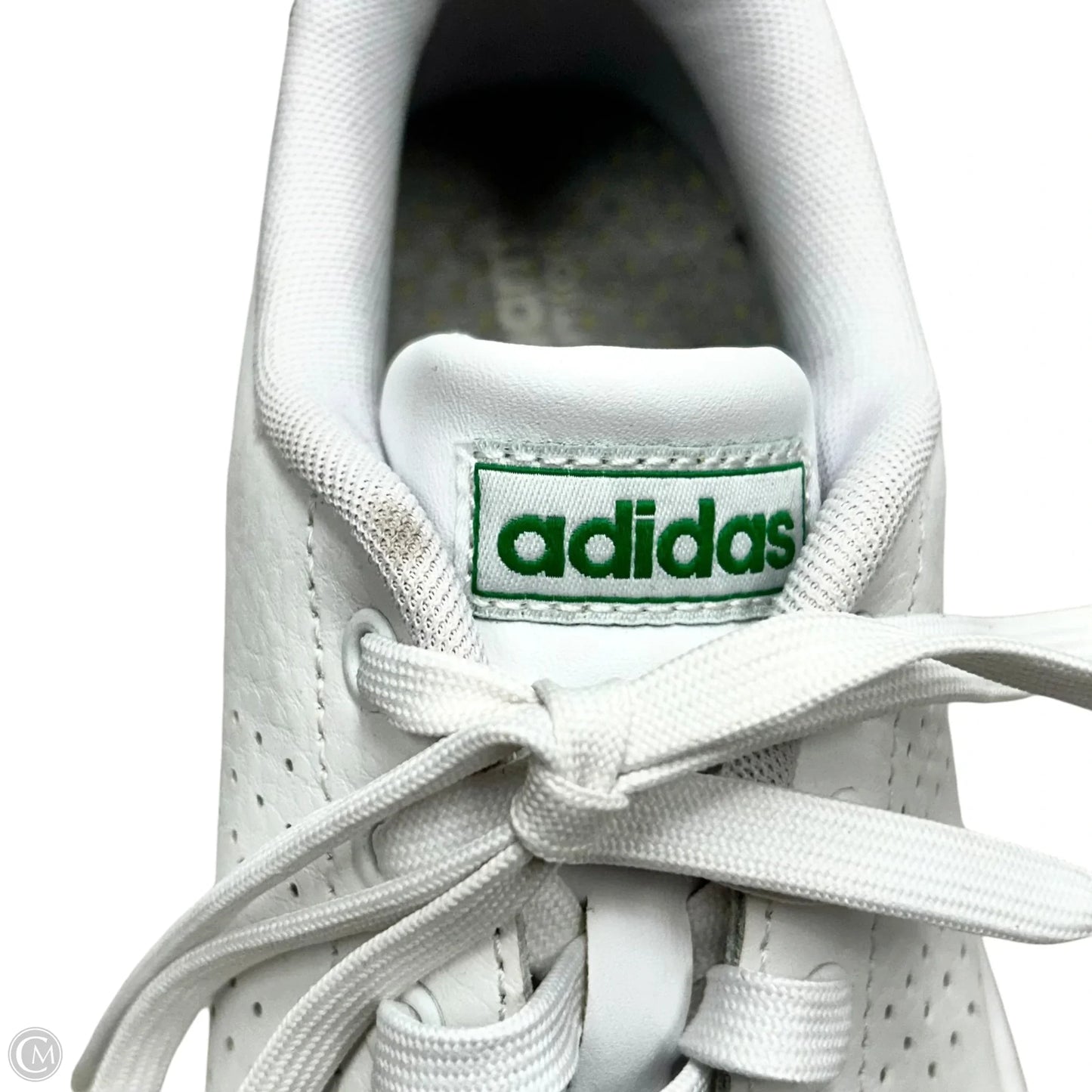 Shoes Sneakers By Adidas In Green & White, Size: 8