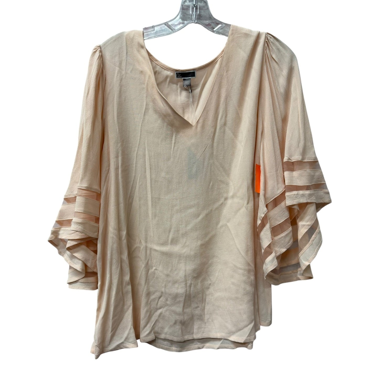 Top Ls By Chelsea 28 In Orange, Size:L