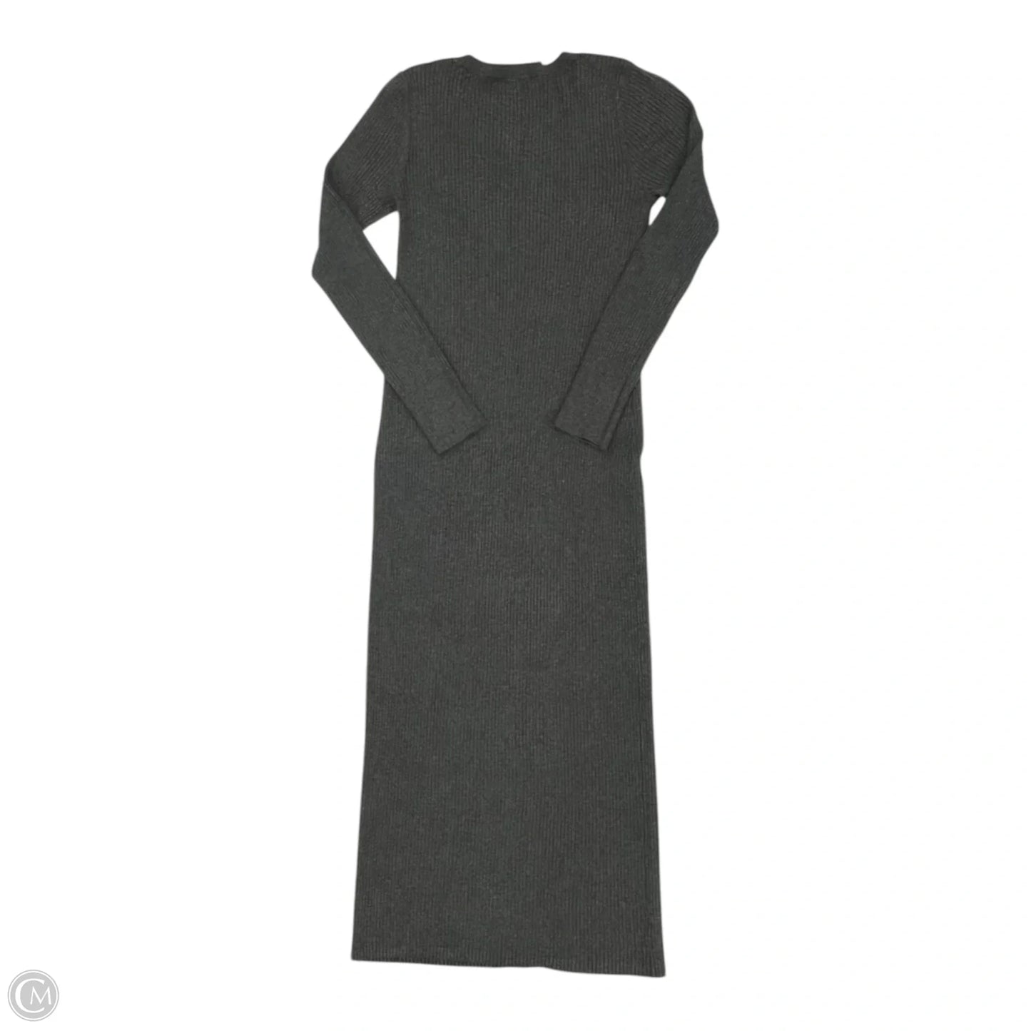 Dress Sweater By Loft In Grey, Size: S