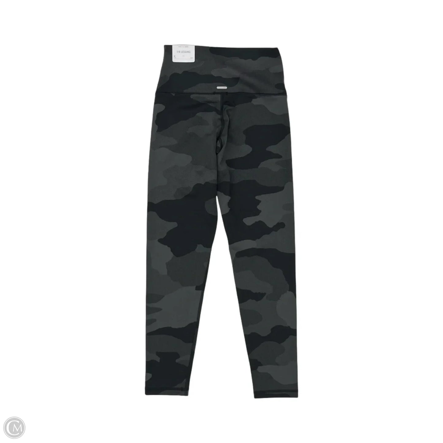Athletic Leggings By Aerie In Black & Grey, Size: M