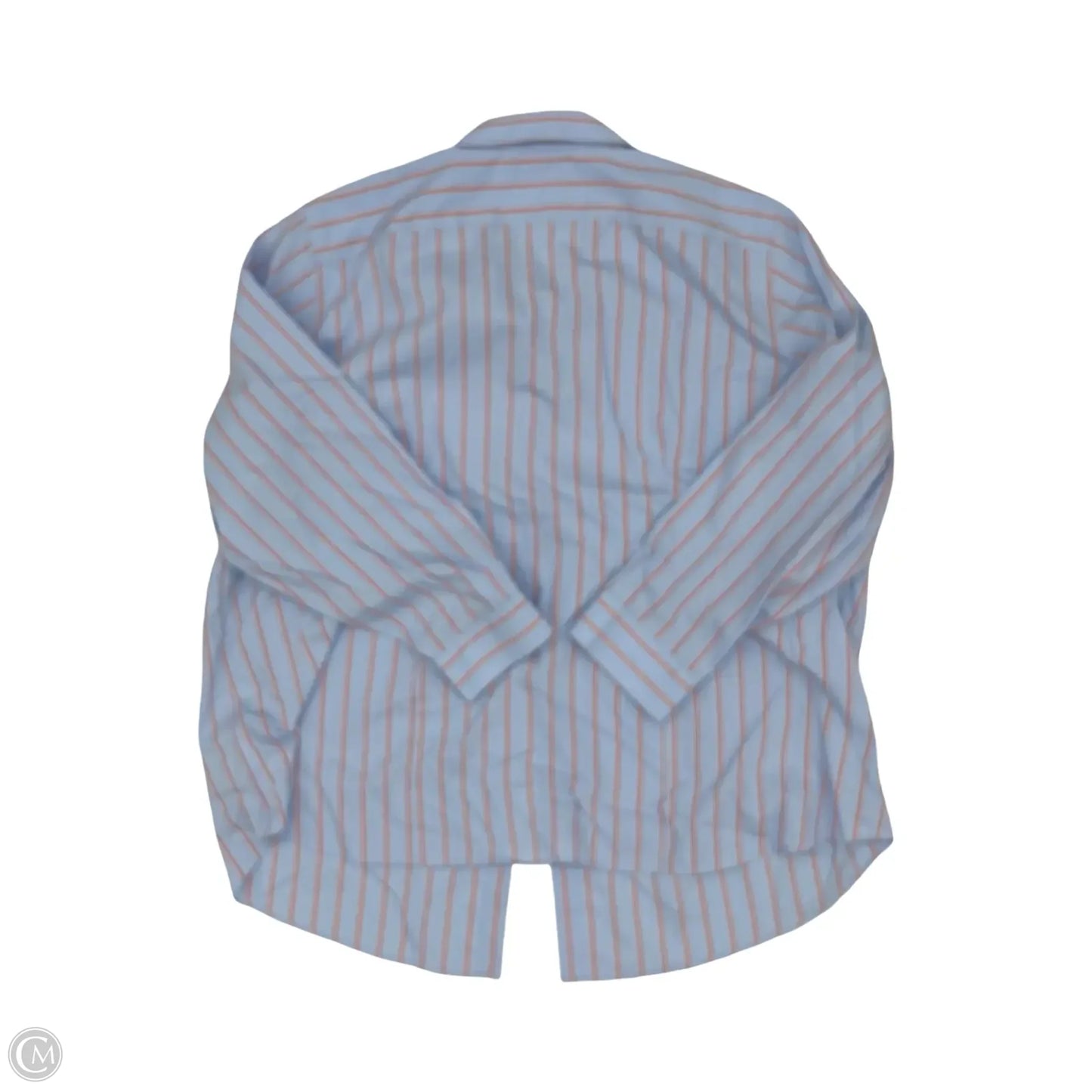 Top Long Sleeve By Lands End In Blue & Red, Size: 3x