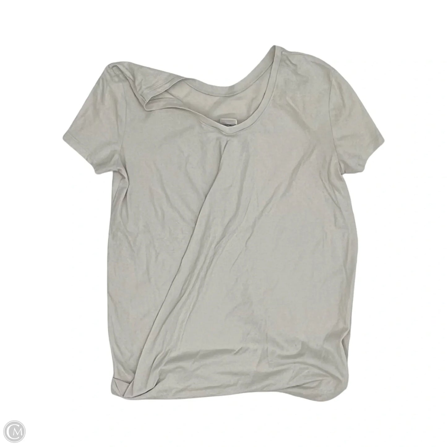 Athletic Top Short Sleeve By Victorias Secret In Grey, Size: Xs