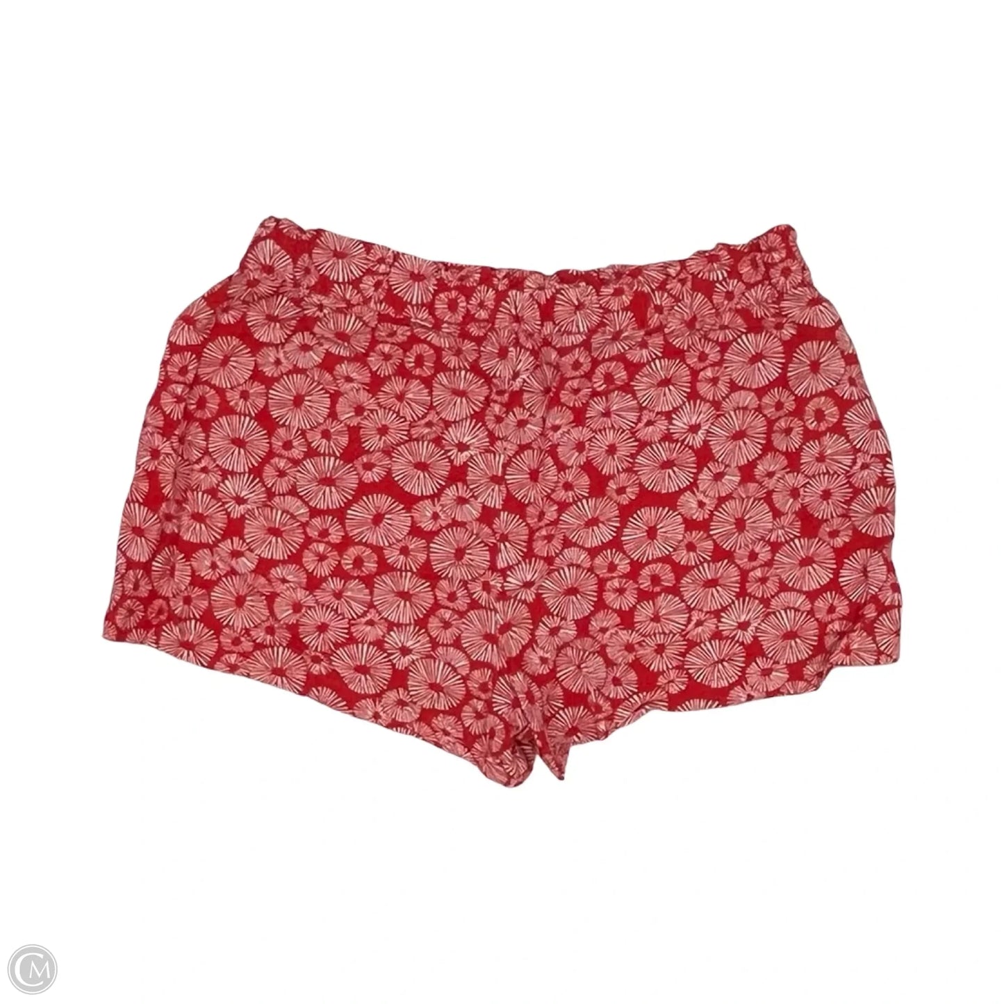 Shorts By Loft In Orange & White, Size: Xl