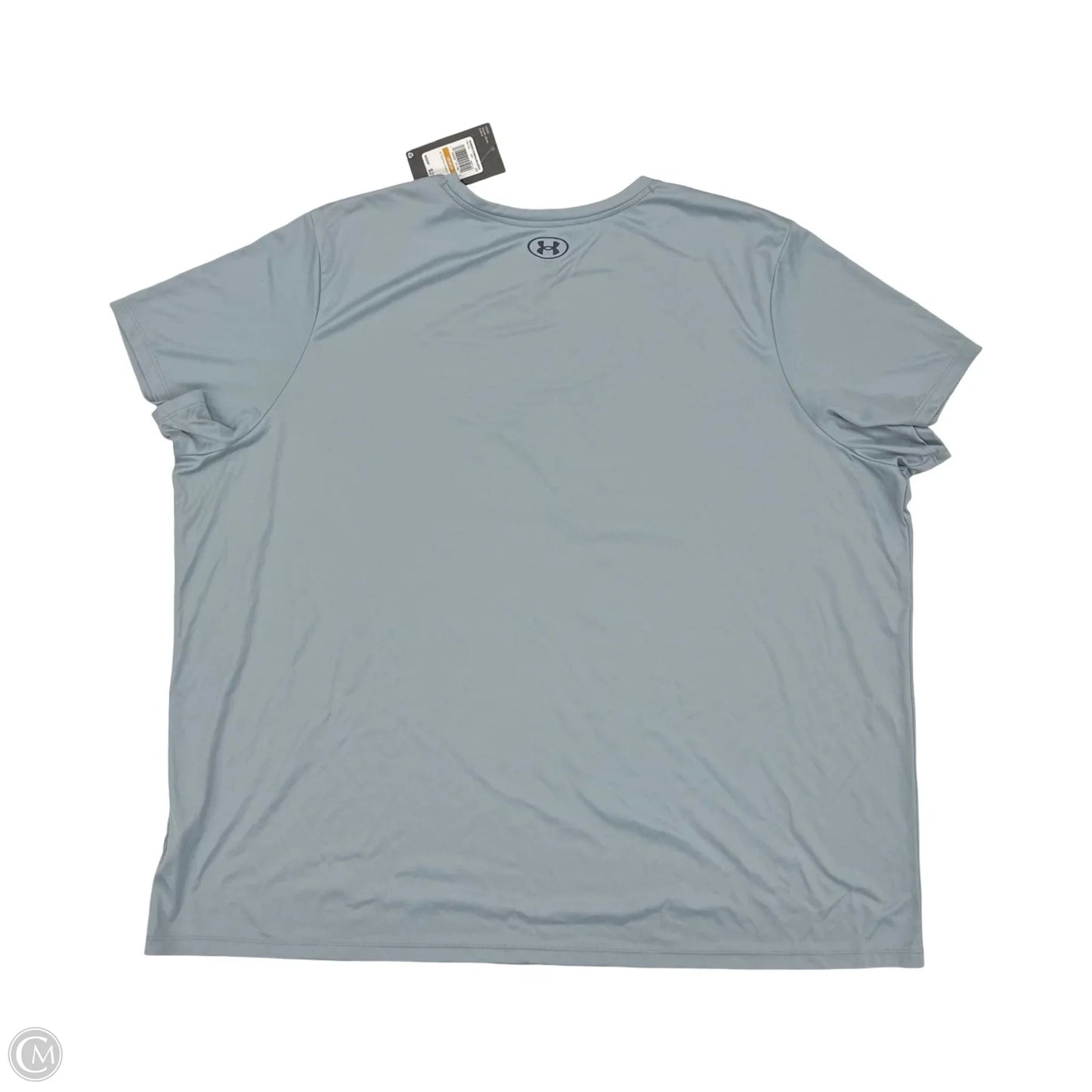 Athletic Top Short Sleeve By Under Armour In Blue, Size: 3x
