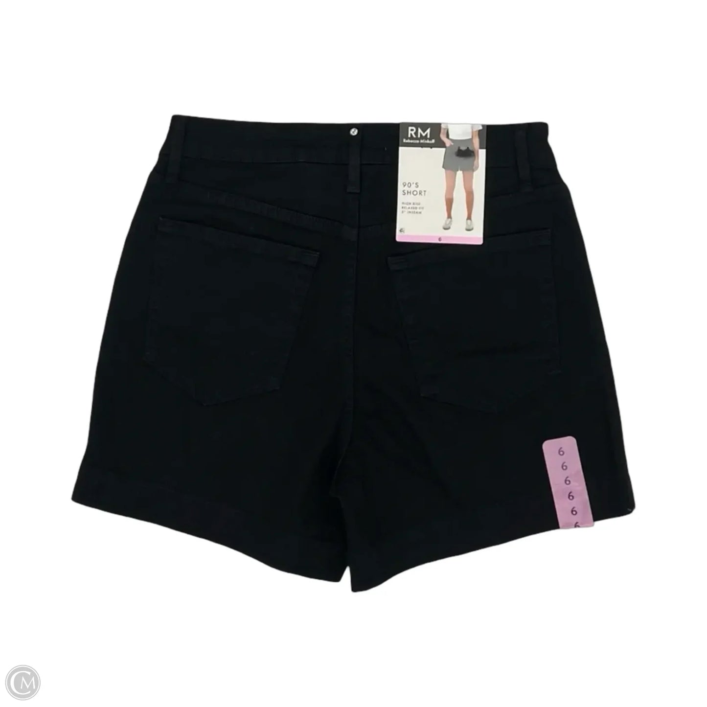 Shorts Designer By Rebecca Minkoff In Black Denim, Size: 6