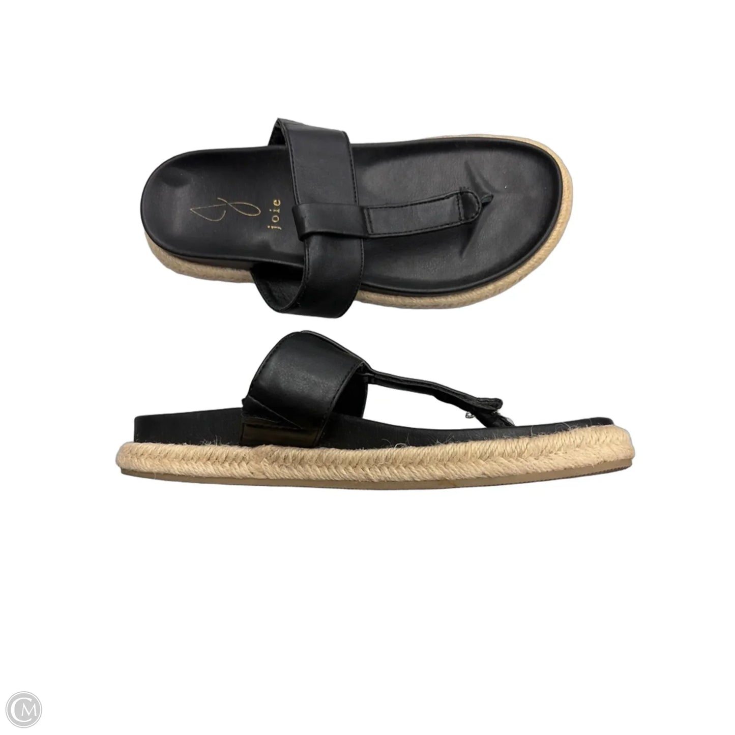 Sandals Flip Flops By Joie In Black, Size: 6.5