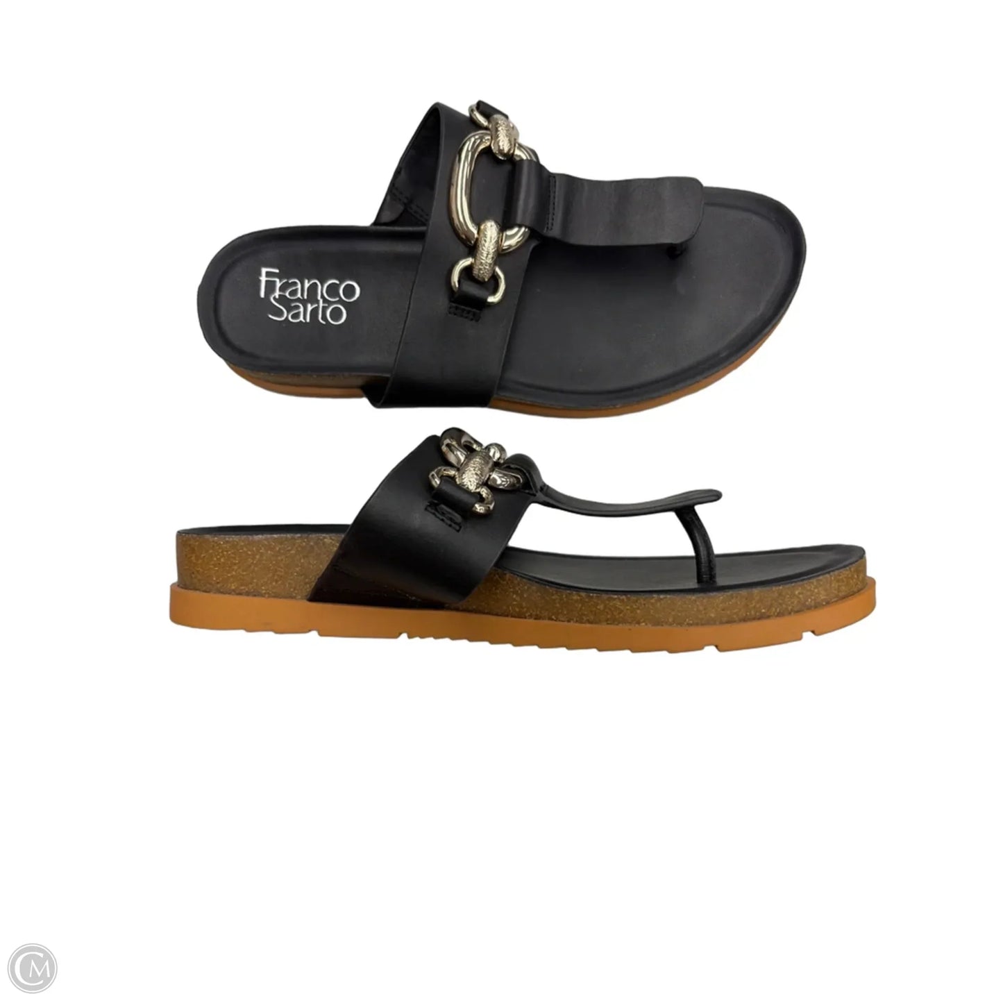 Sandals Flats By Franco Sarto In Black, Size: 6.5