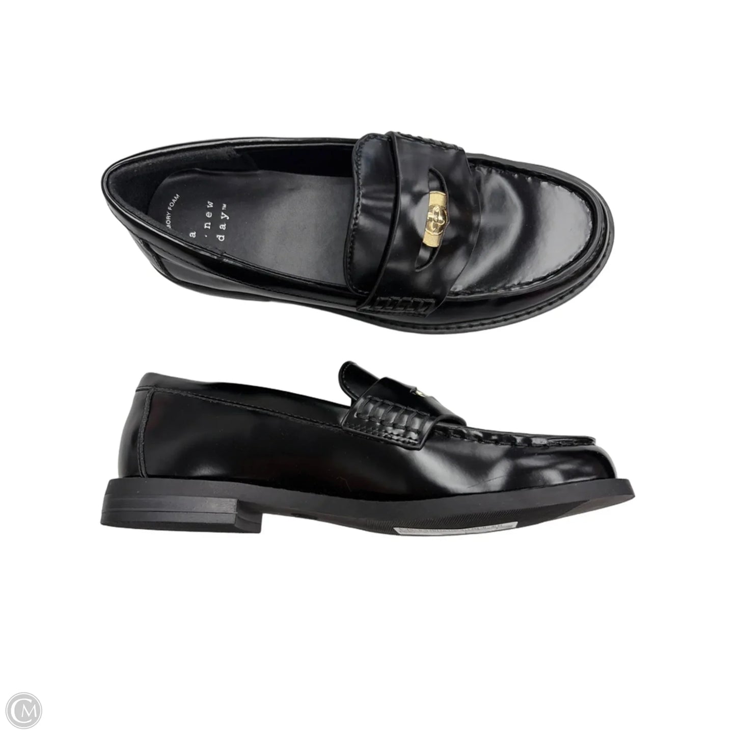 Shoes Flats By A New Day In Black, Size: 6