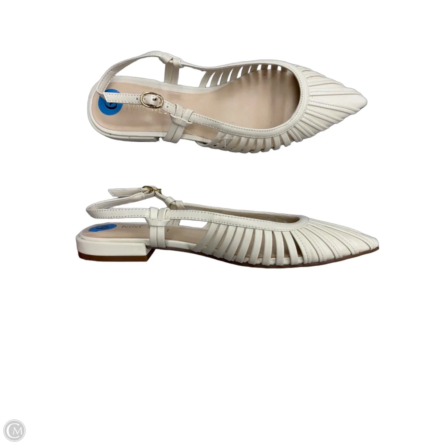 Shoes Flats By Nine West In Cream, Size: 6.5