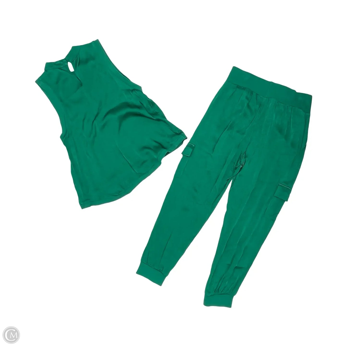 Pants Set 2pc By Clothes Mentor In Green, Size: M