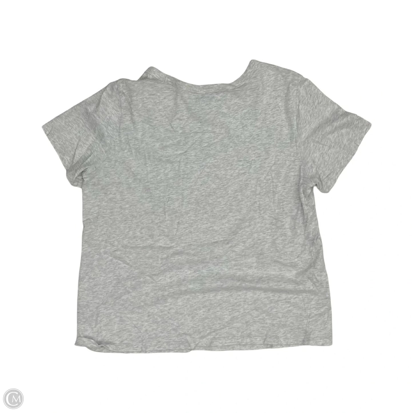 Top Short Sleeve By Old Navy In Grey, Size: L