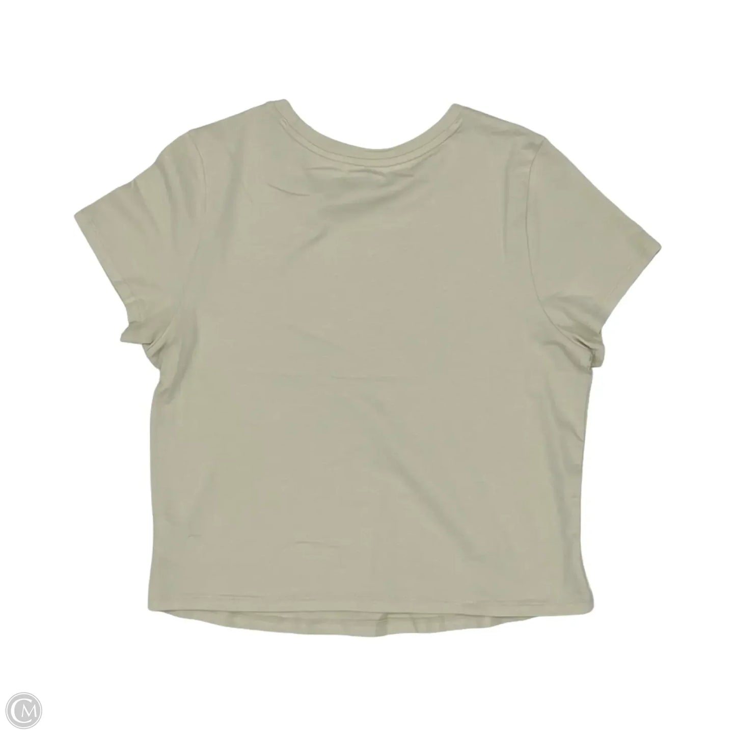 Top Short Sleeve By Old Navy In Tan, Size: L