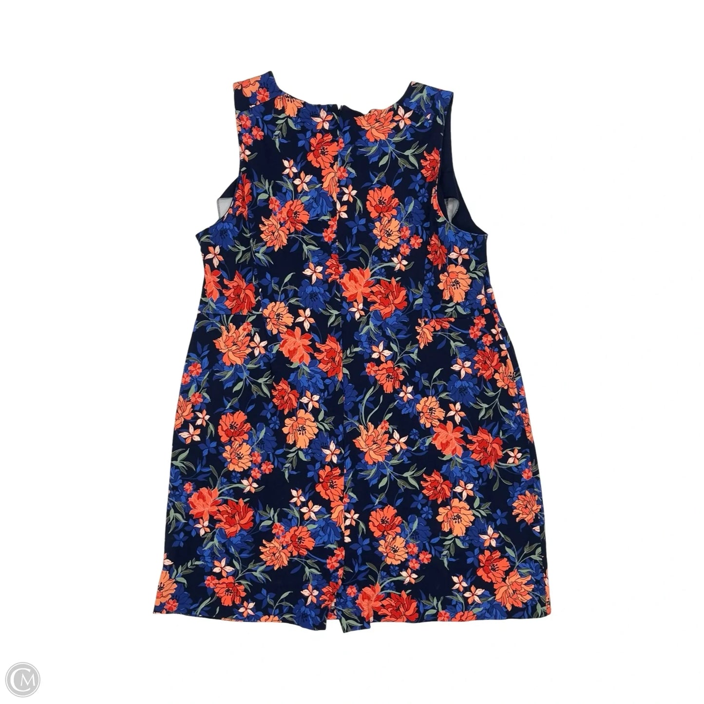 Dress Casual Midi By Lands End In Floral Print, Size: 24