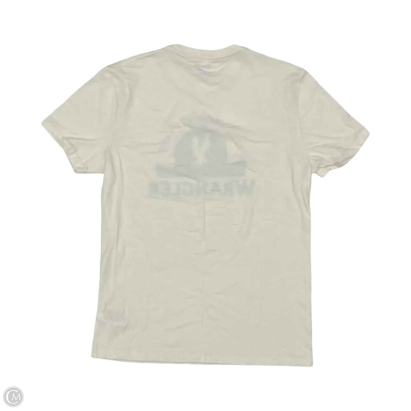 Top Short Sleeve By Wrangler In Cream, Size: M