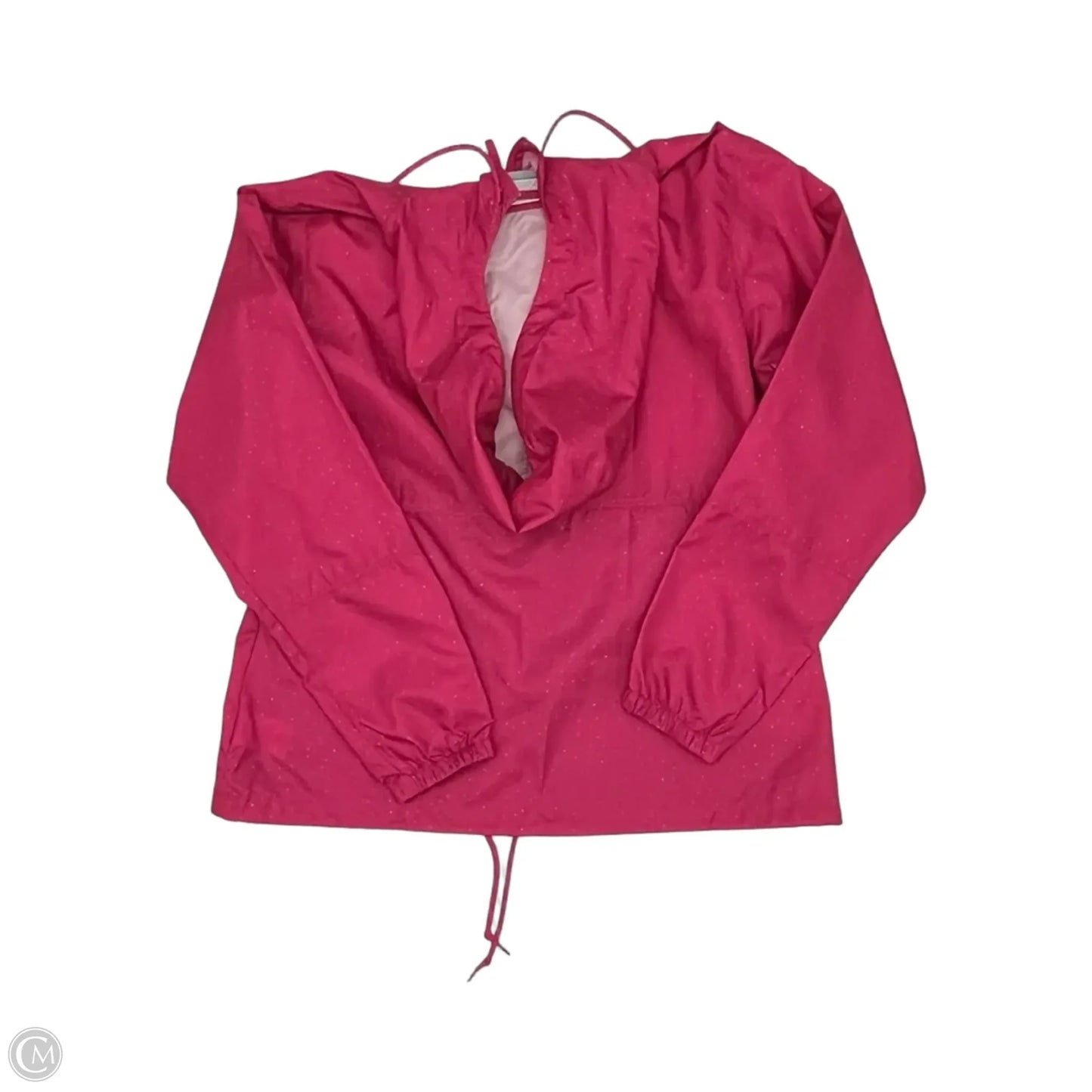 Jacket Windbreaker By Columbia In Polkadot Pattern, Size: L