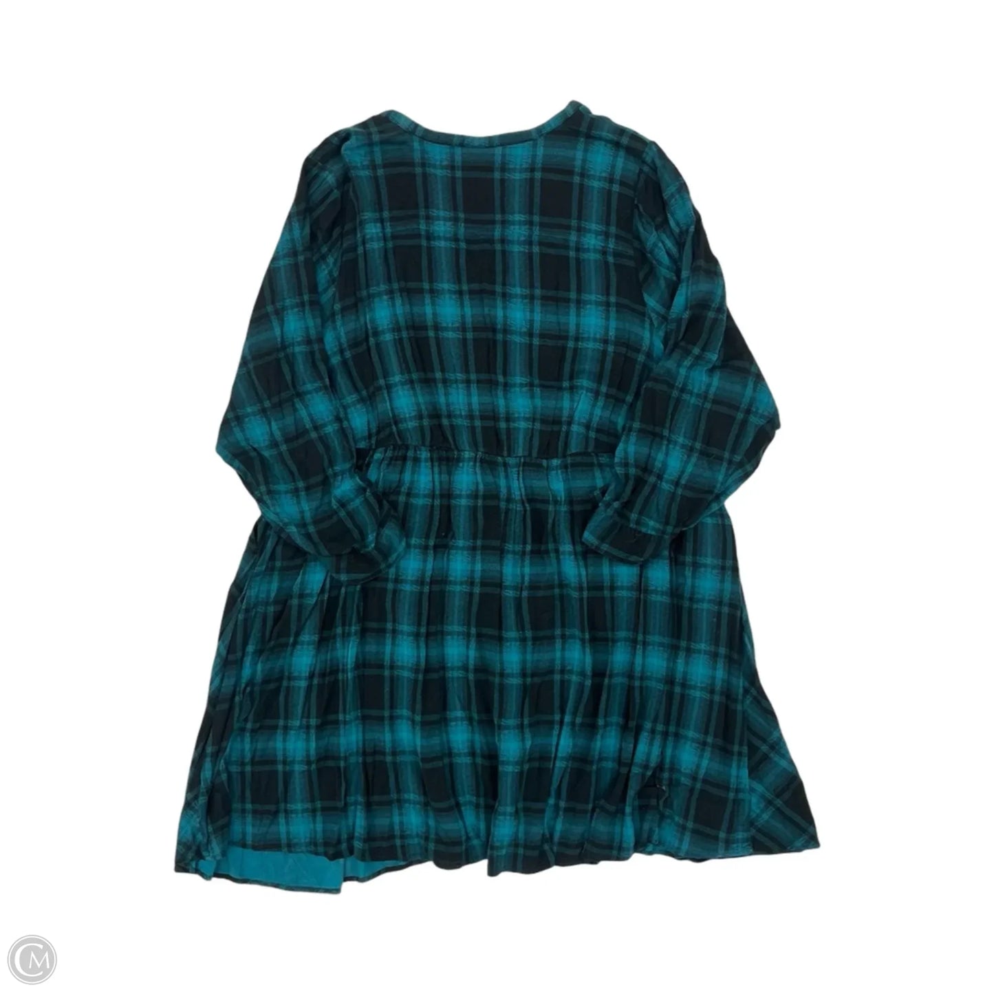Dress Casual Short By Torrid In Black & Green, Size: 4x