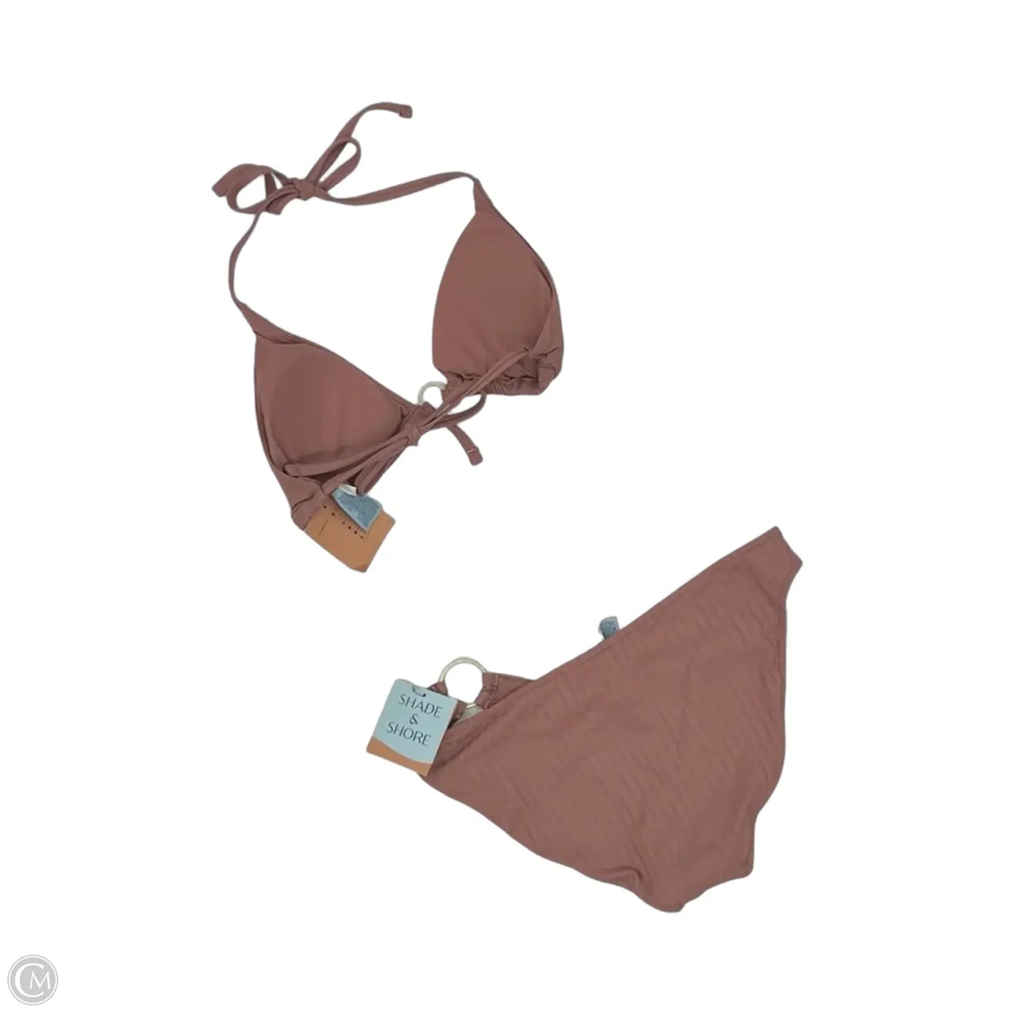Swimsuit 2pc By Shade & Shore In Mauve, Size: S