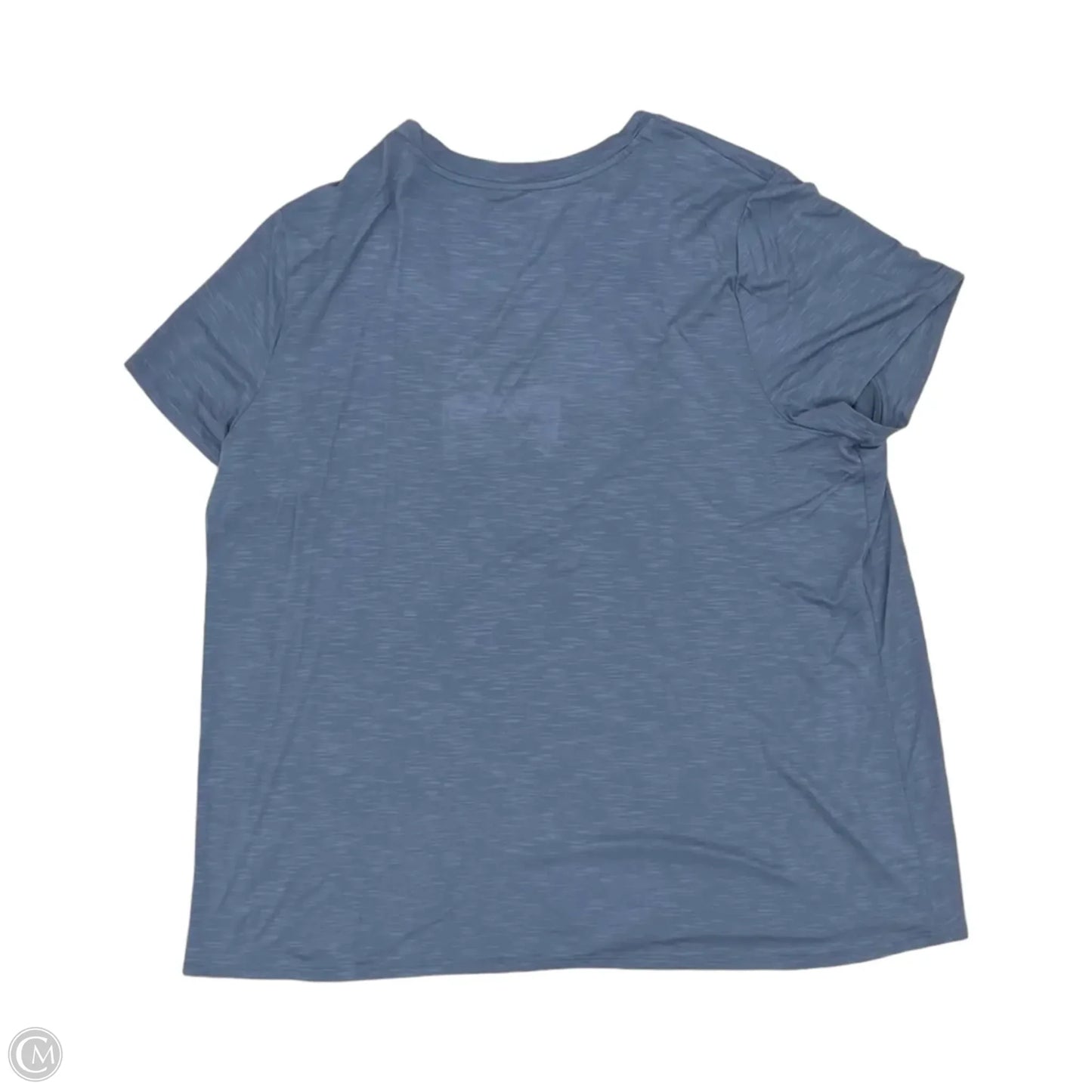 Top Short Sleeve By Maurices In Blue, Size: 2x
