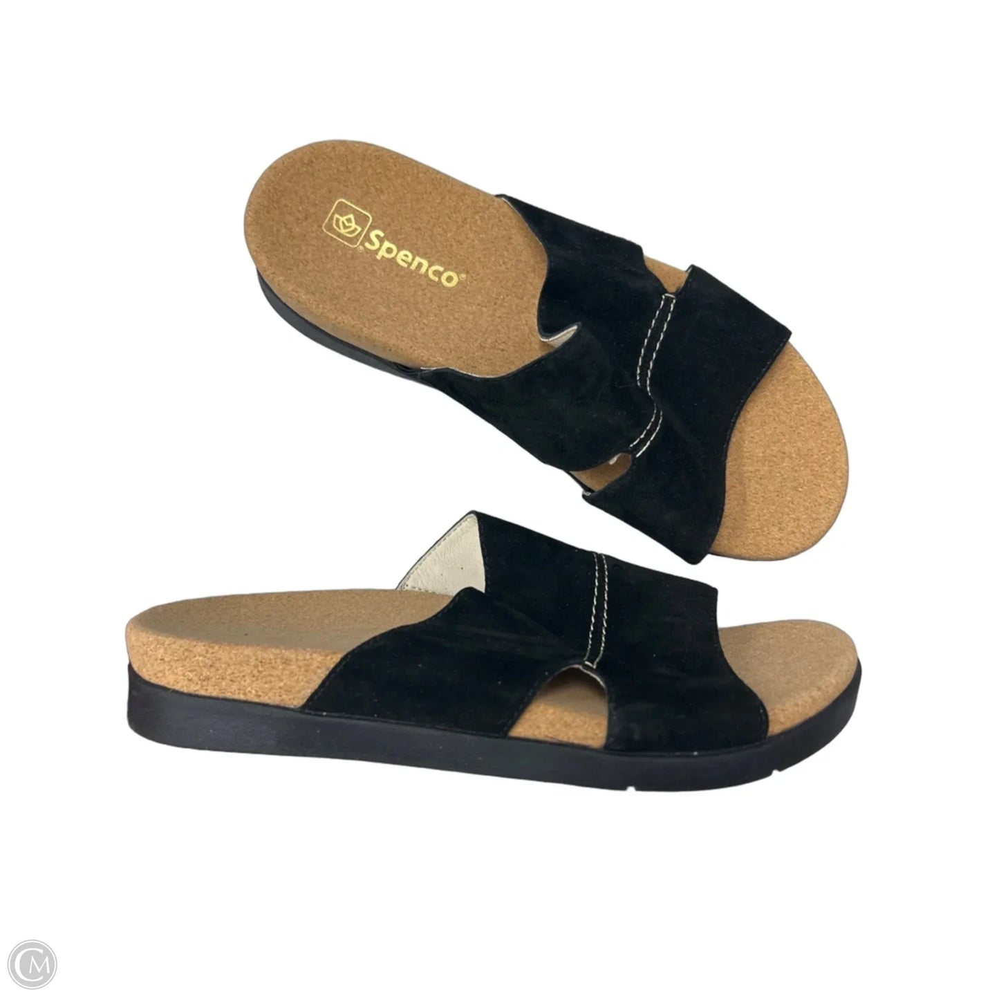 Sandals Flats By Spenco In Black, Size: 8.5
