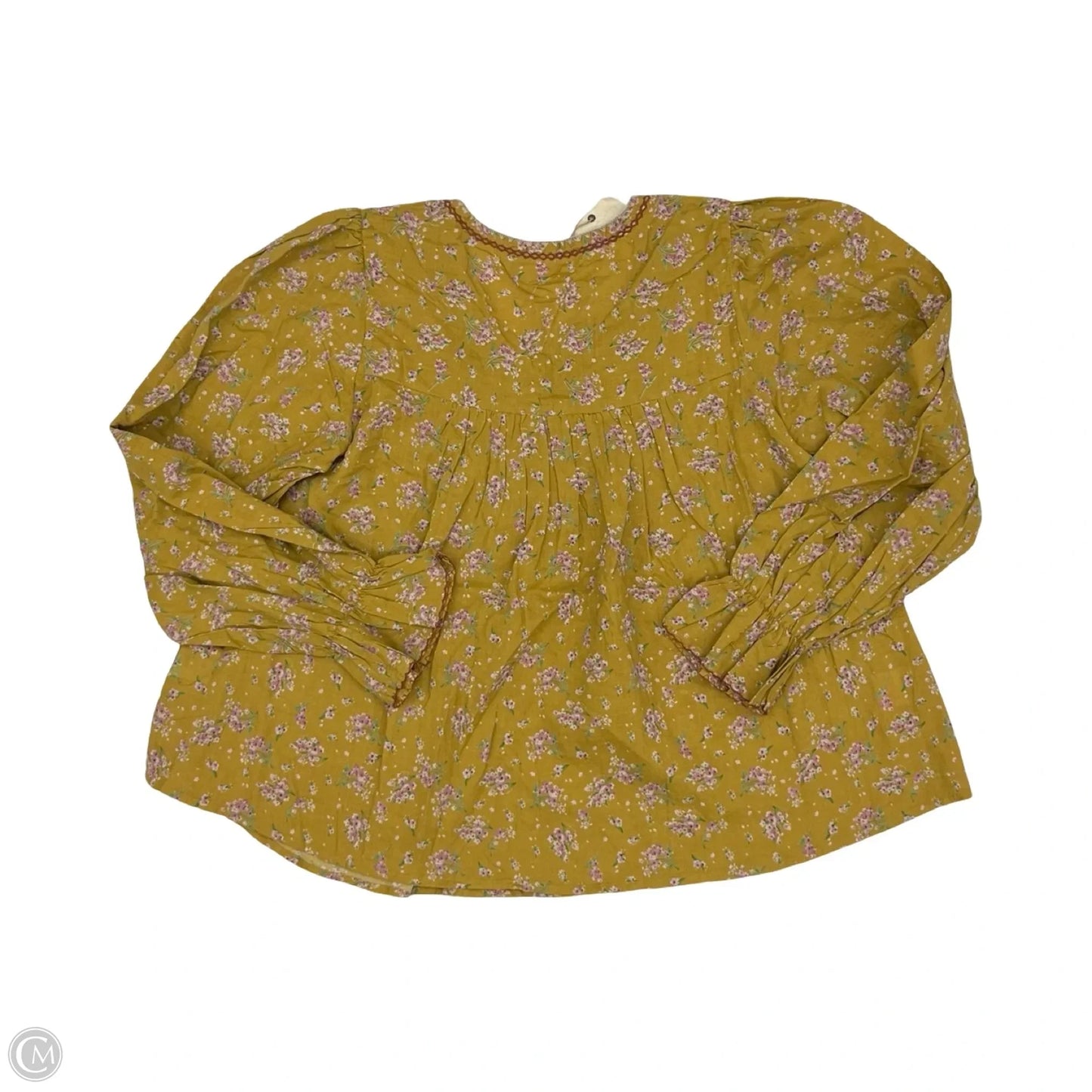 Blouse Long Sleeve By Easel In Floral Print, Size: S