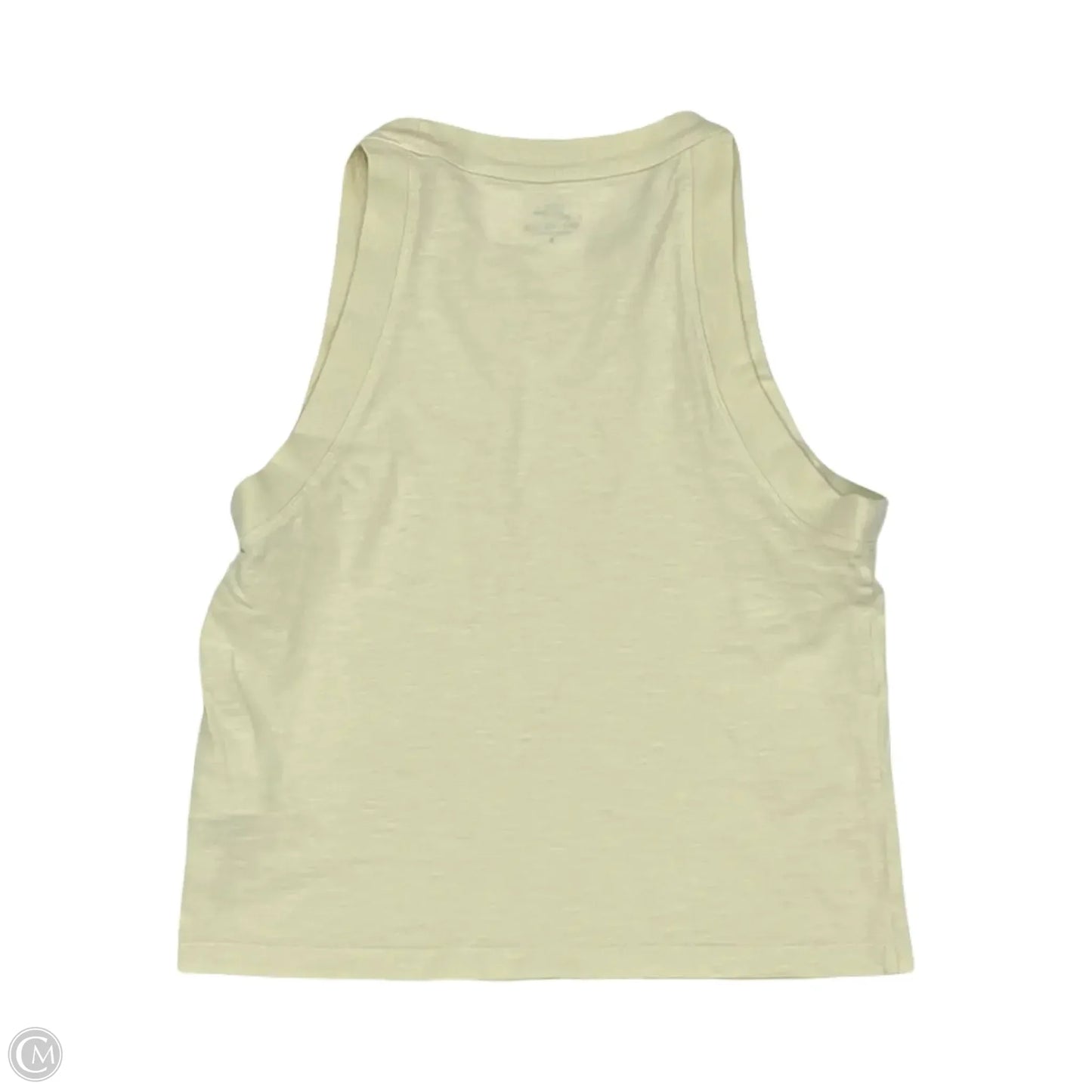 Tank Top By J. Crew In Yellow, Size: S