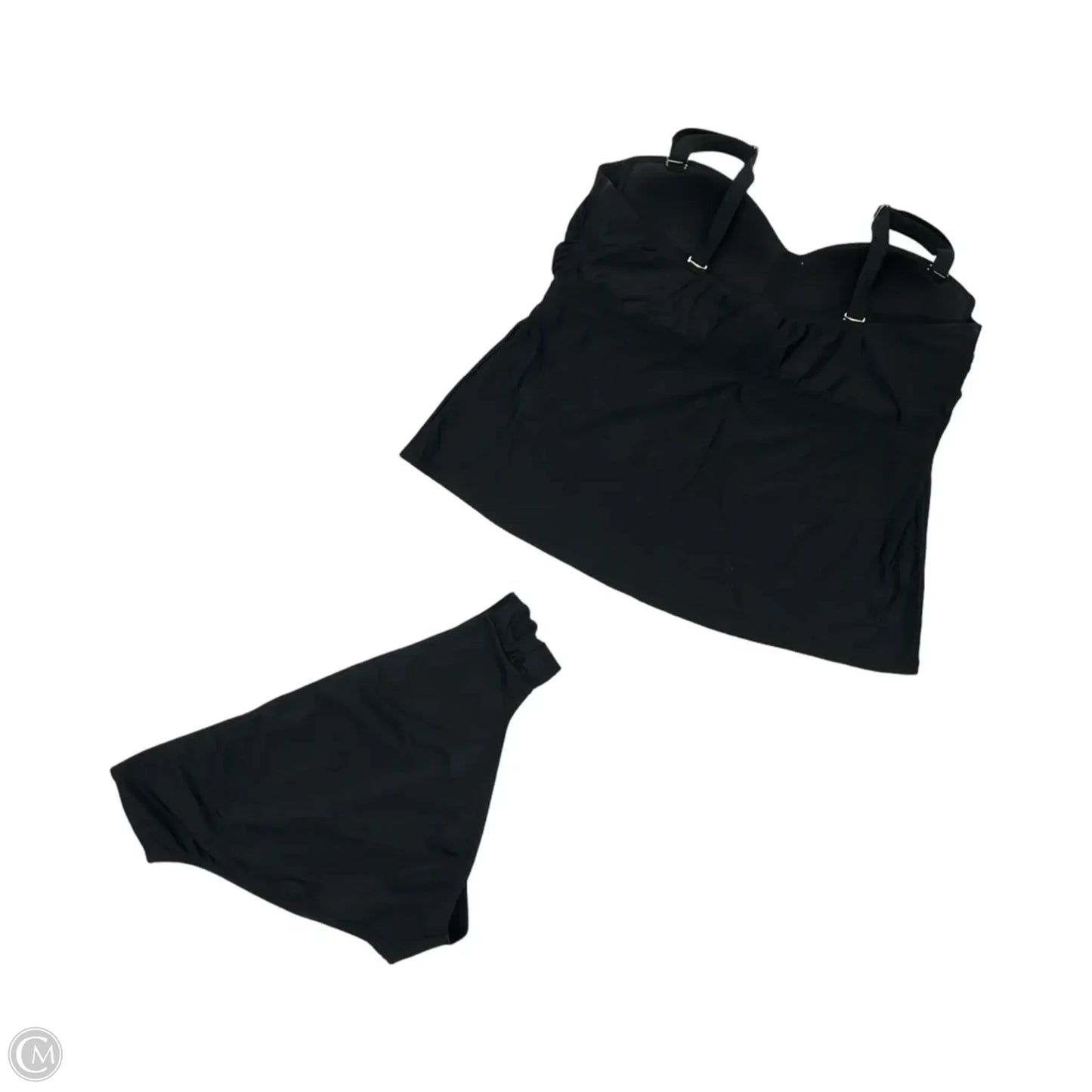 Swimsuit 2pc By Catalina In Black, Size: 3x