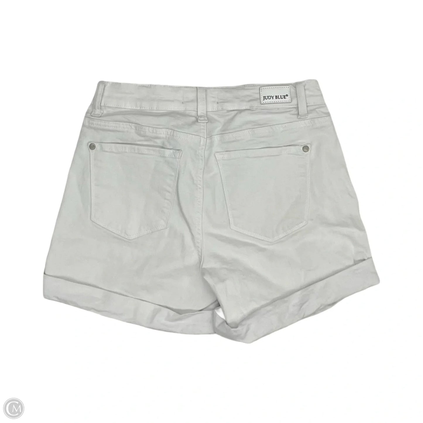 Shorts By Judy Blue In White Denim, Size: M