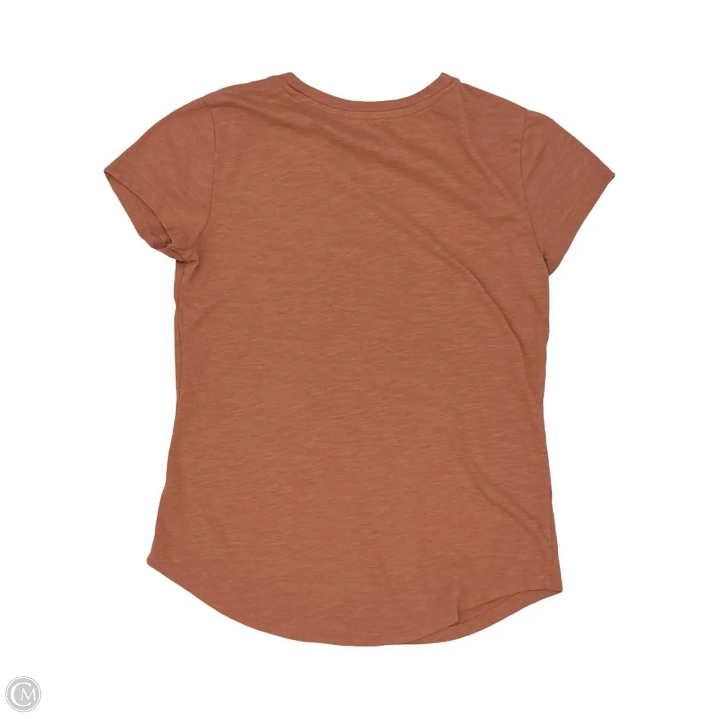 Top Short Sleeve By Sonoma In Orange, Size: S