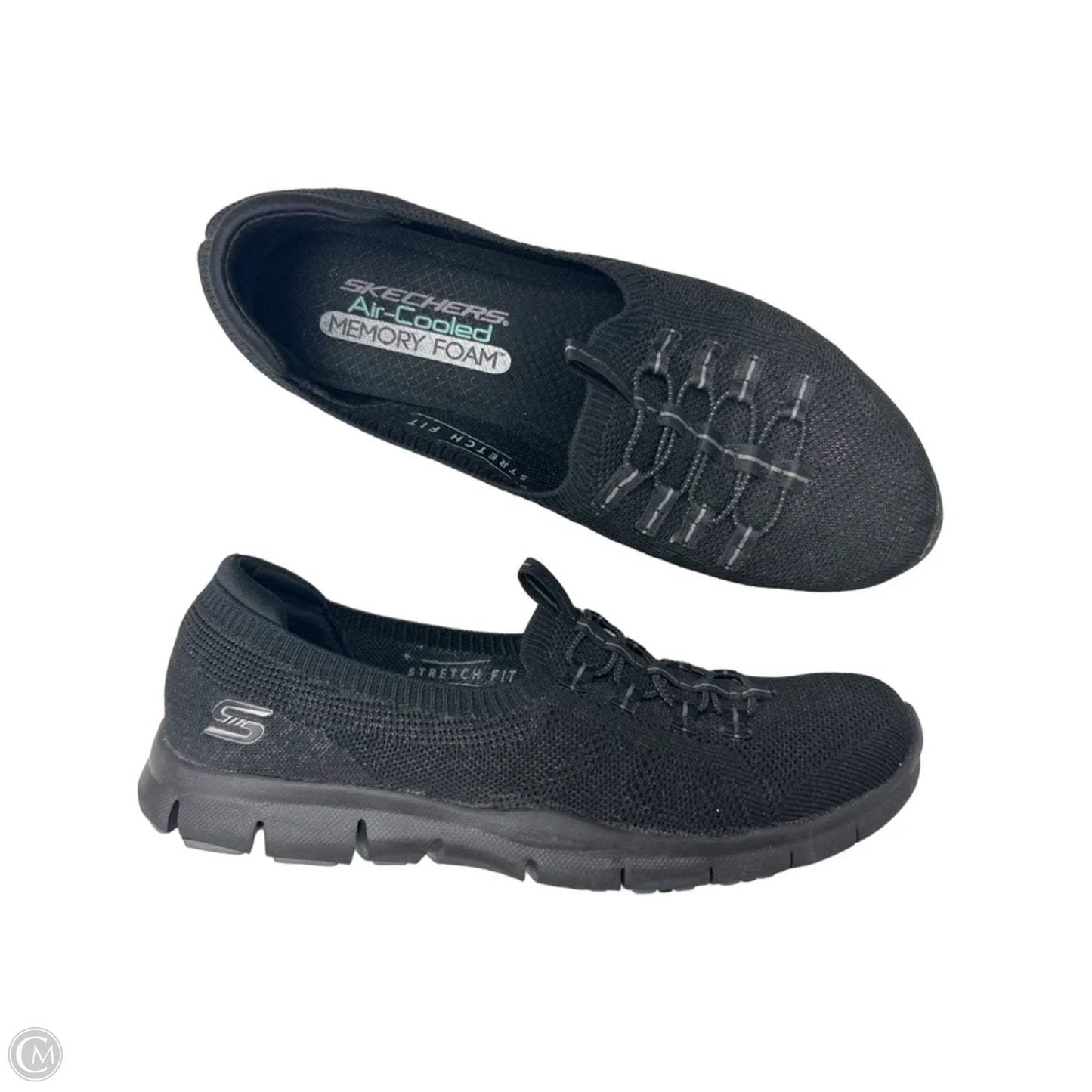 Shoes Flats By Skechers In Black, Size: 8.5