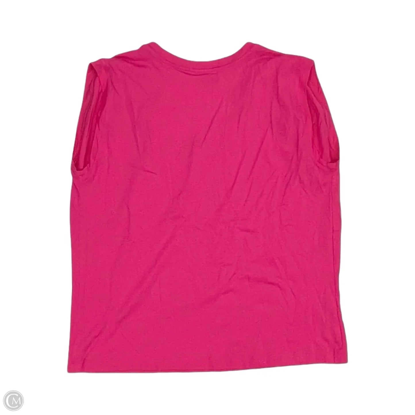 Top Short Sleeve By Loft In Pink, Size: L