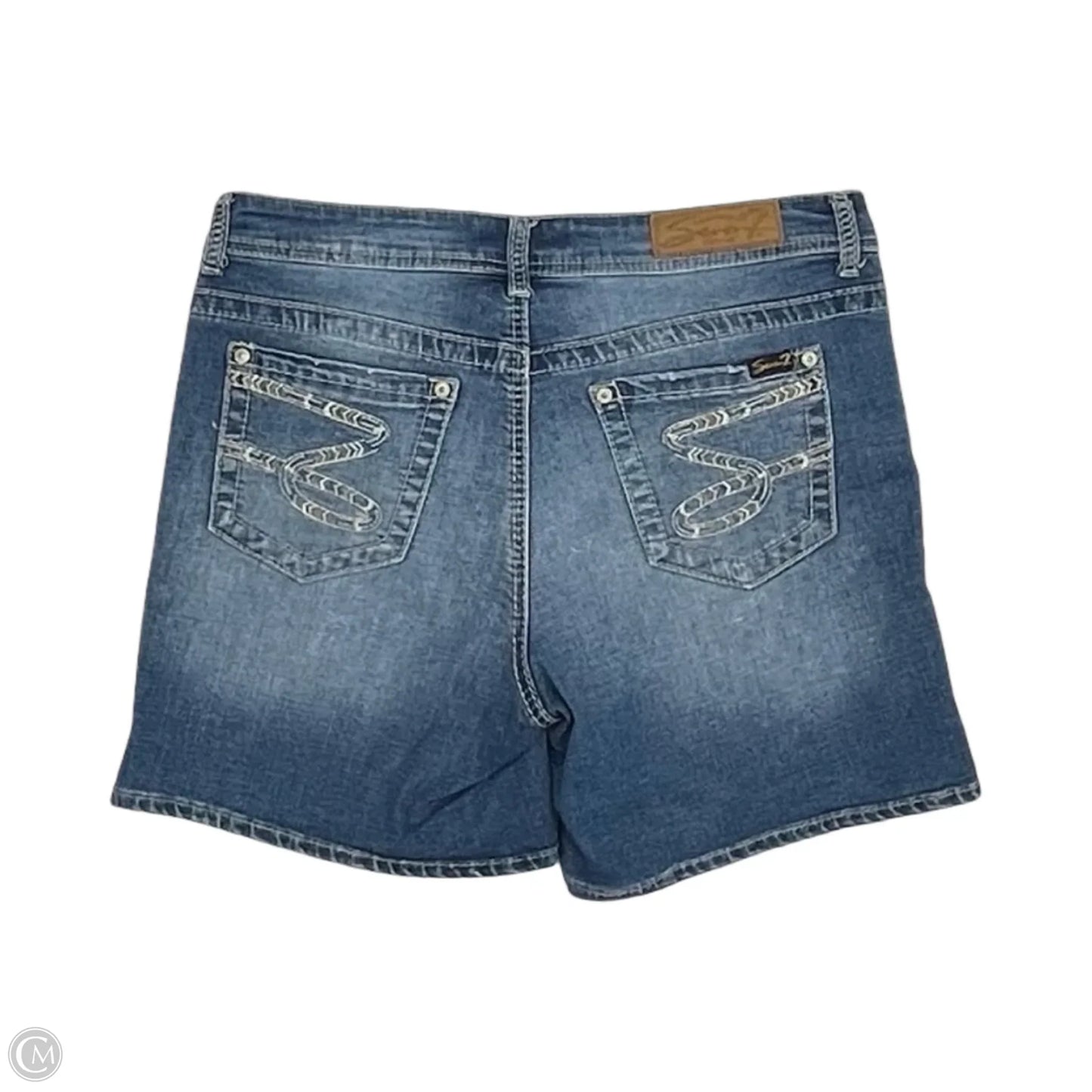 Shorts By Seven 7 In Blue Denim, Size: 10