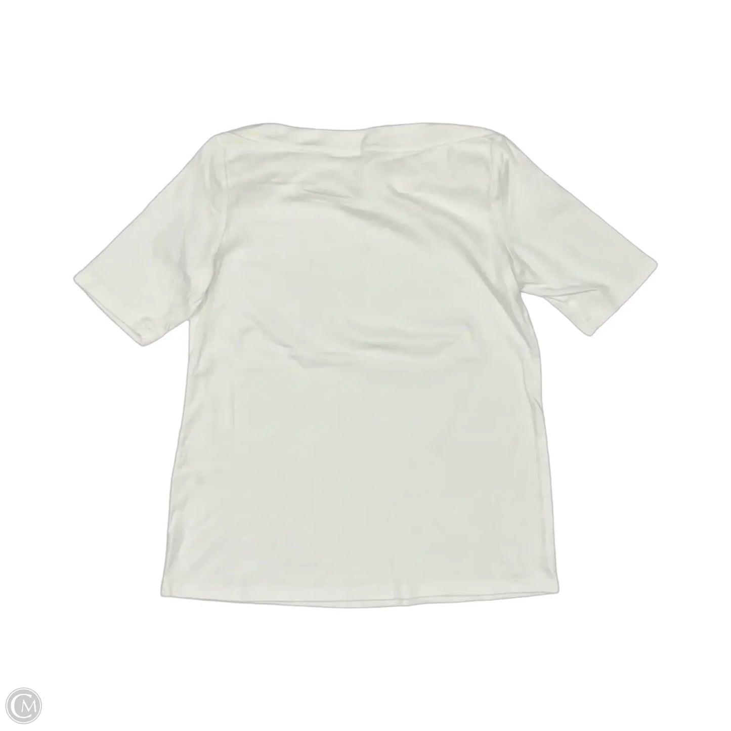 Top Short Sleeve By J. Jill In Cream, Size: S