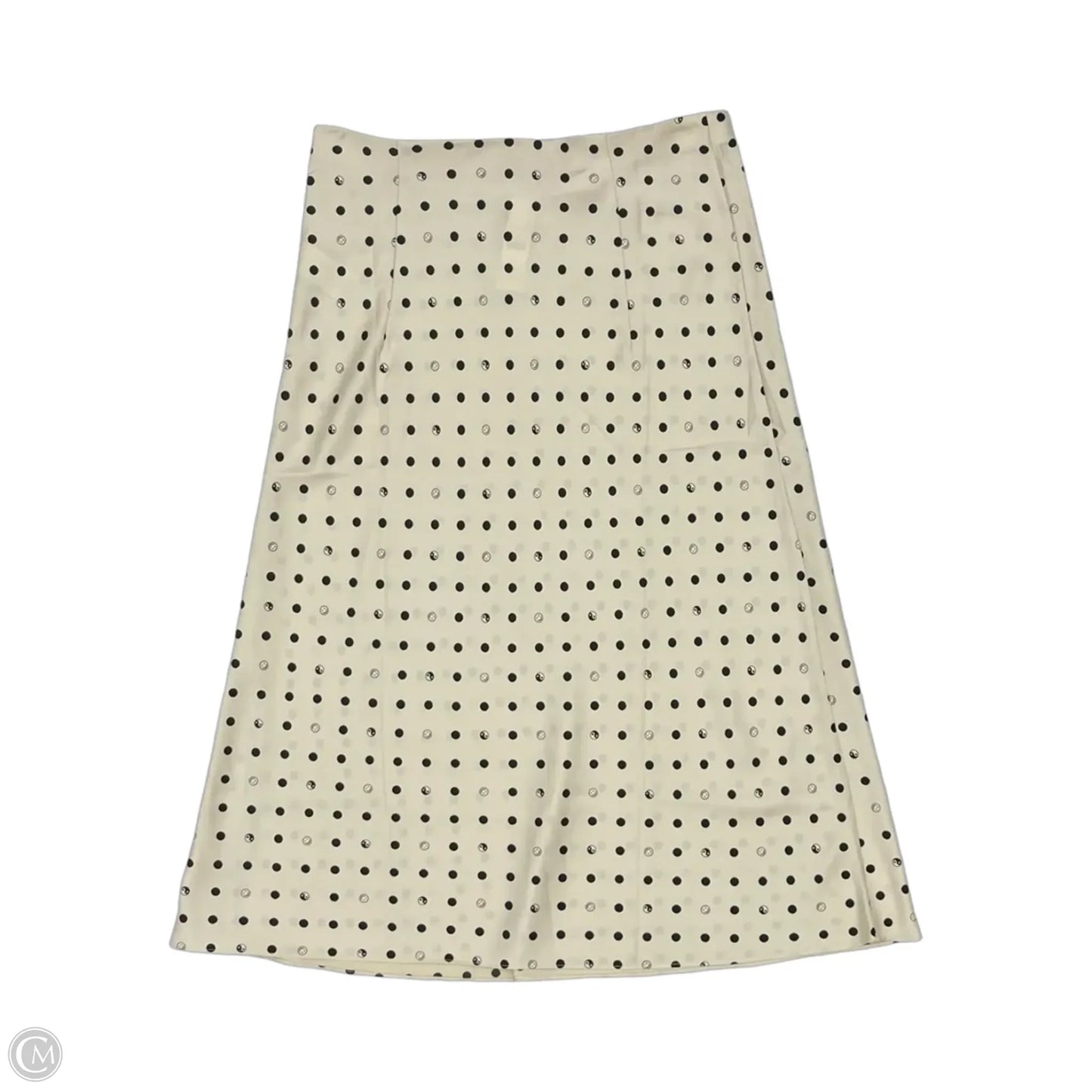 Skirt Midi By J. Crew In Black & Tan, Size: M