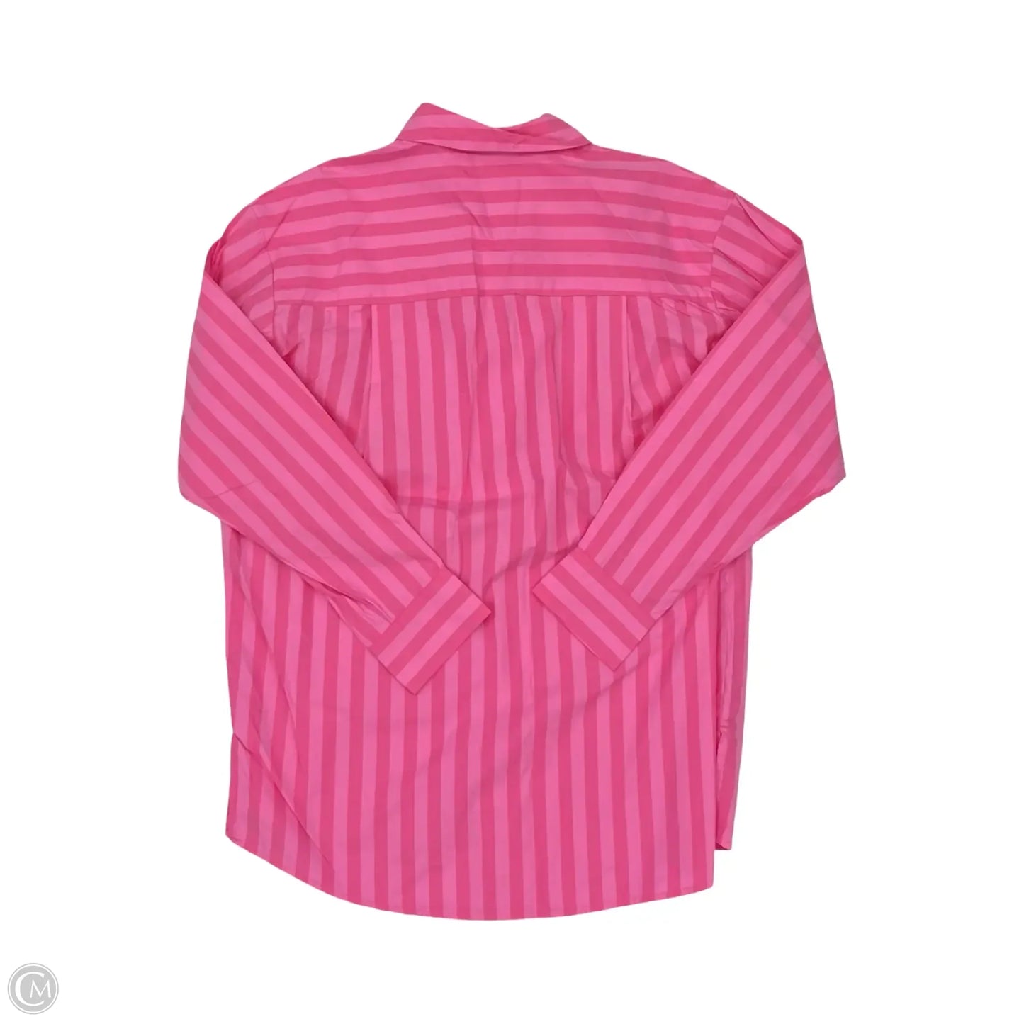 Blouse Long Sleeve By A New Day In Pink, Size: M
