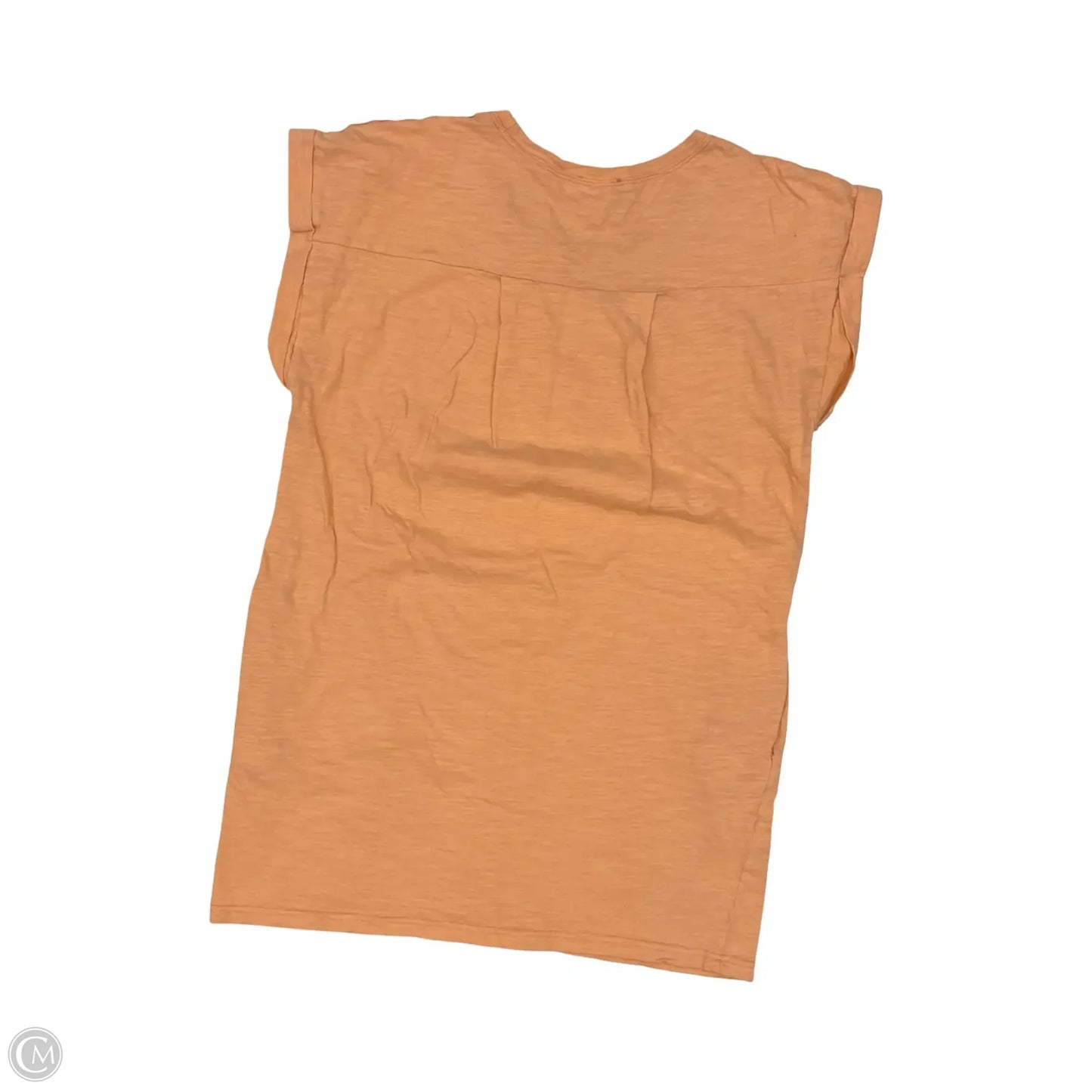 Tunic Short Sleeve By New In In Orange, Size: L