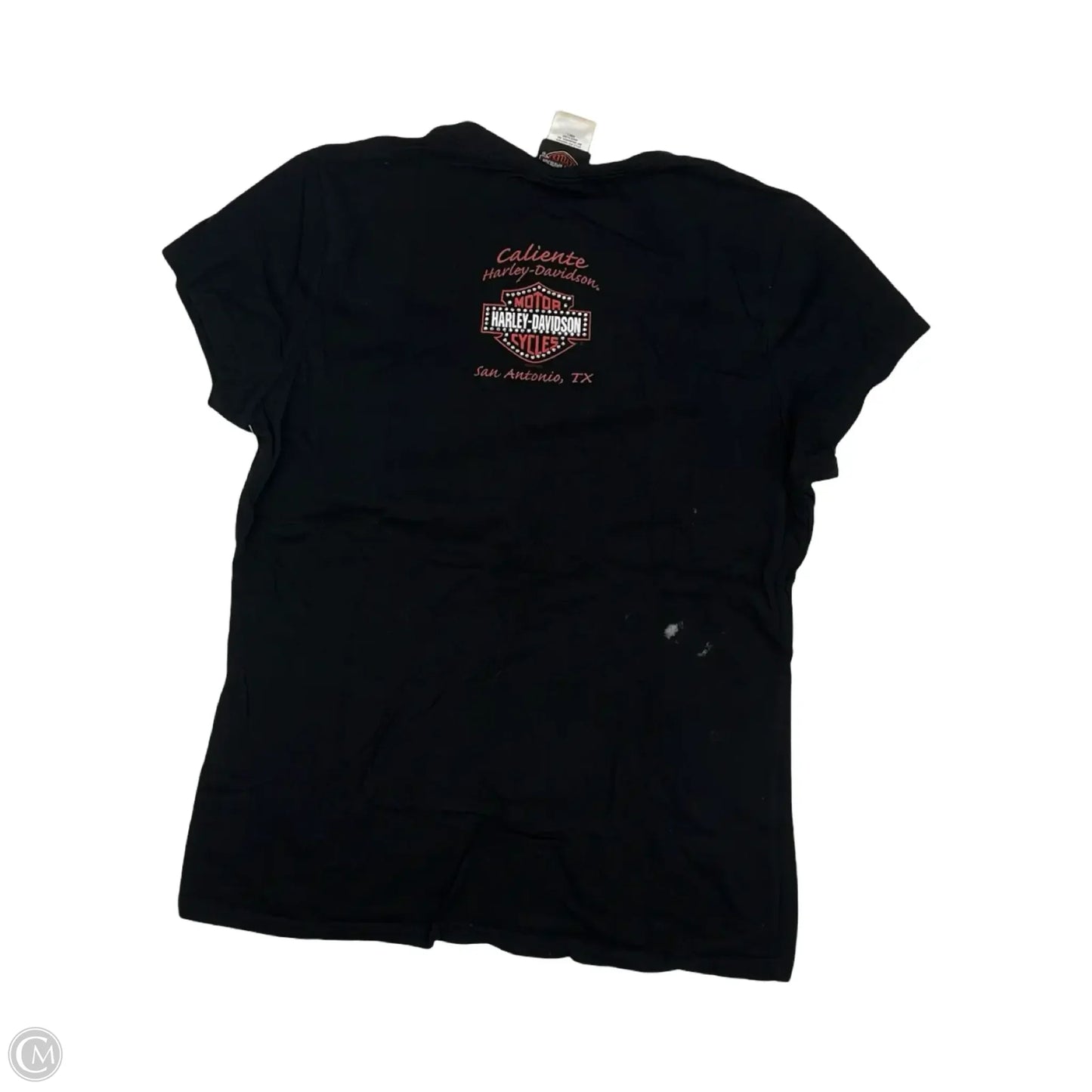 Top Short Sleeve By Harley Davidson In Black, Size: L