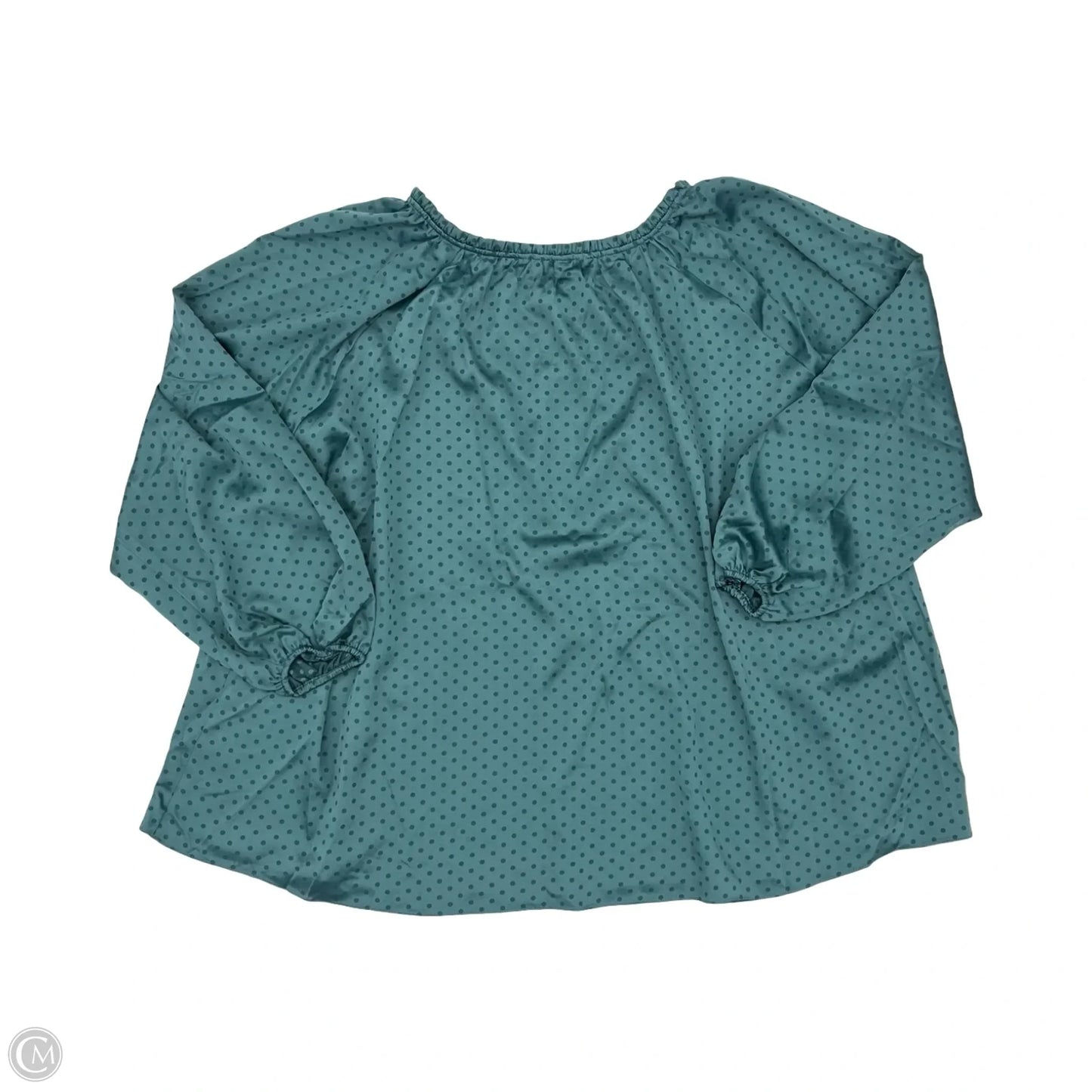 Blouse Long Sleeve By Lc Lauren Conrad In Green, Size: 4x