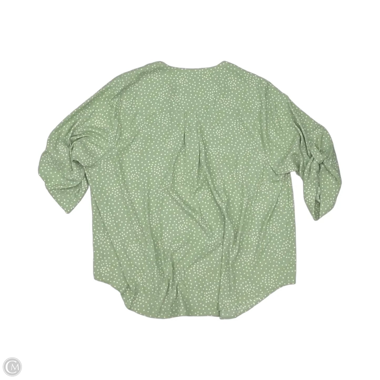 Blouse 3/4 Sleeve By Torrid In Green, Size: 4x