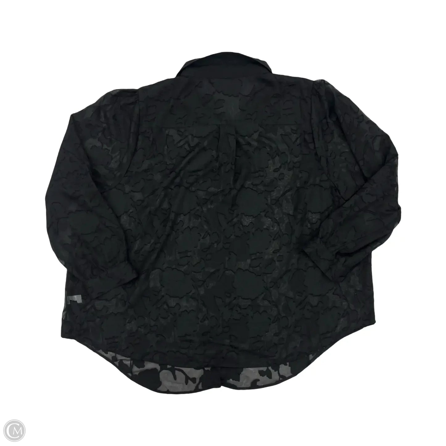 Blouse Long Sleeve By Torrid In Black, Size: 4x