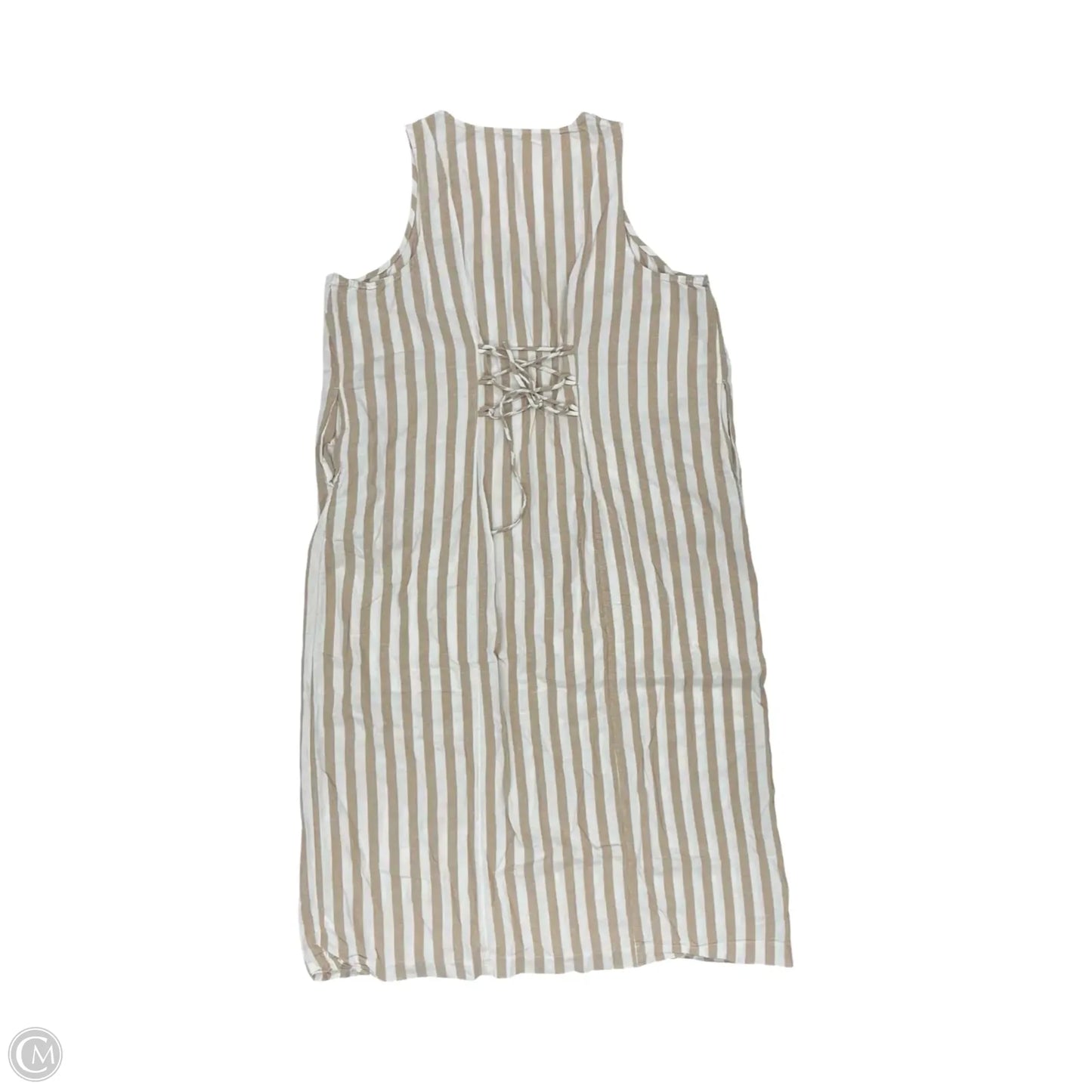 Dress Casual Midi By Old Navy In Striped Pattern, Size: Xxl