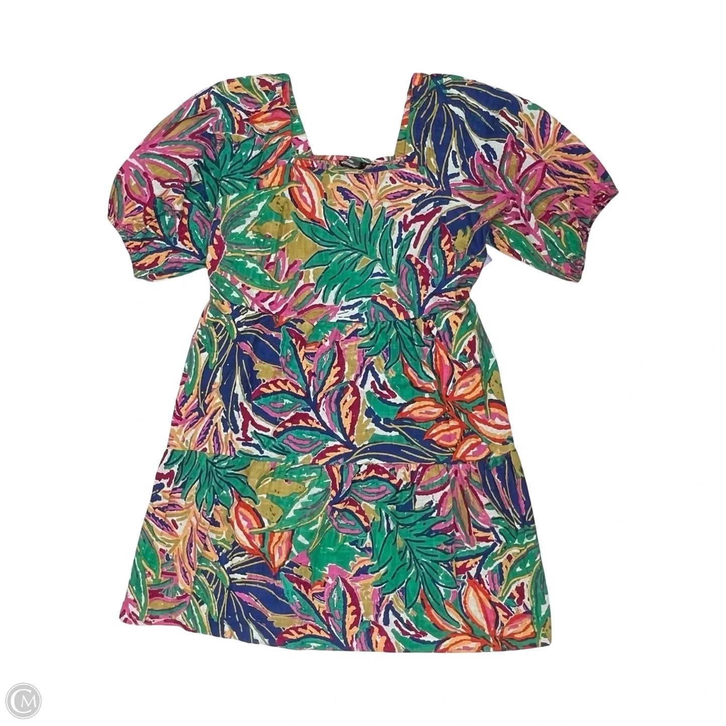 Dress Party Short By Mlle Gabrielle In Floral Print, Size: 1x