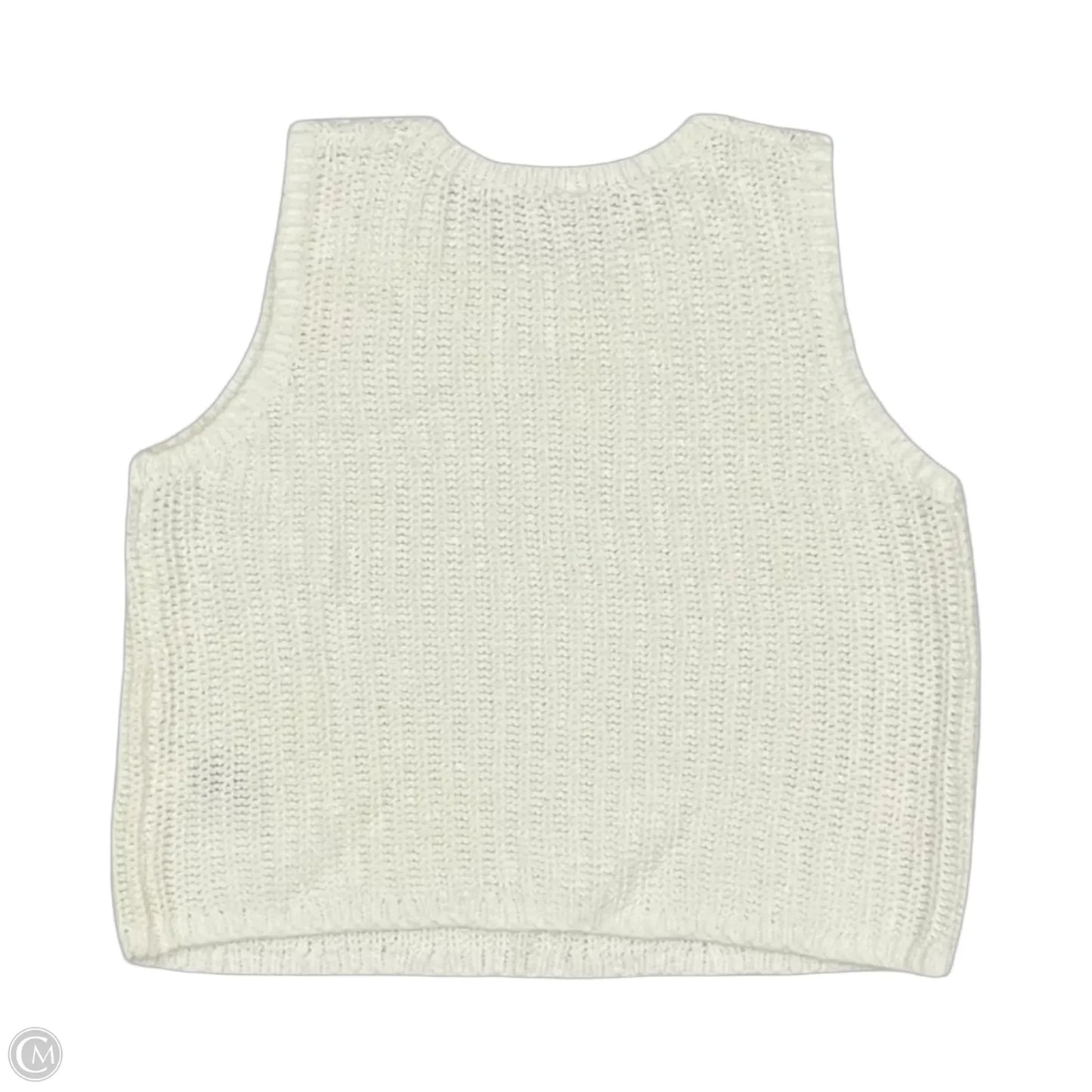 Top Sleeveless By Old Navy In Cream, Size: M