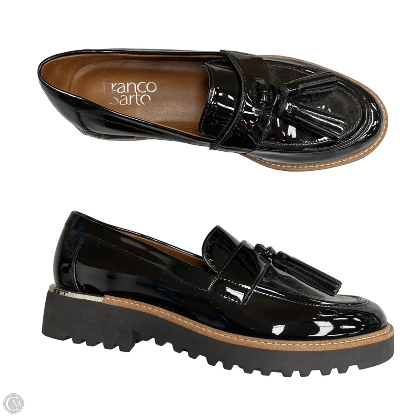 Shoes Flats By Franco Sarto In Black, Size: 5.5