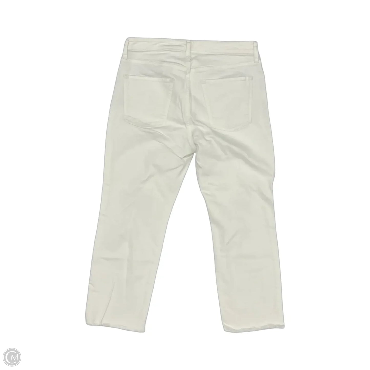 Jeans Boyfriend By Gap In White Denim, Size: 12