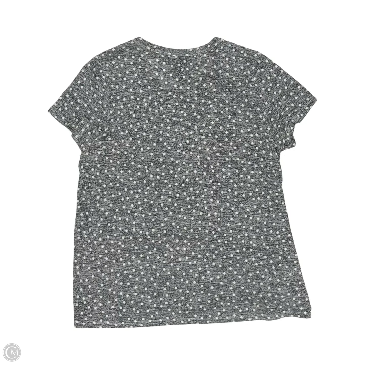 Top Short Sleeve By Bobeau In Green & White, Size: Xlp