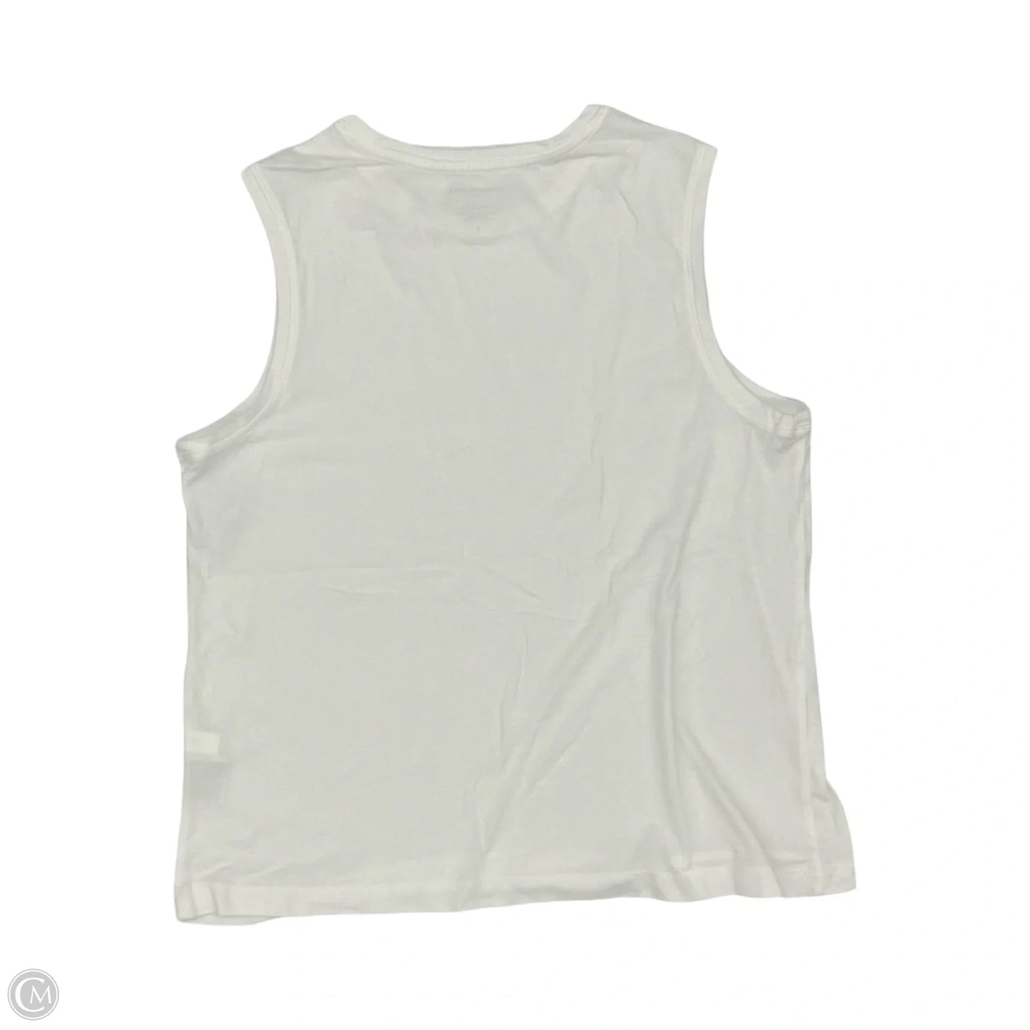 Top Sleeveless By Banana Republic In Cream, Size: M