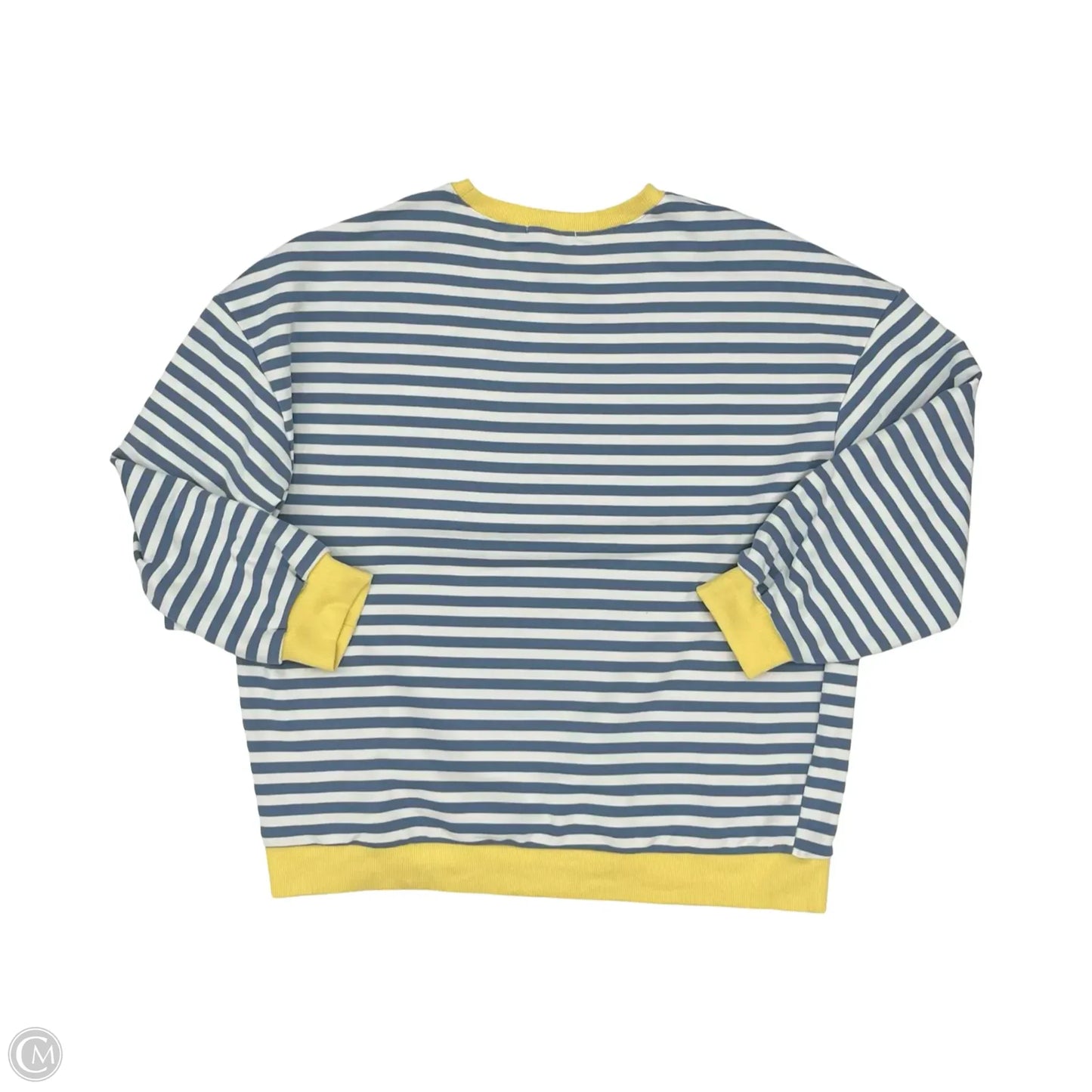 Sweatshirt Crewneck By Trendy Queen In Striped Pattern, Size: Xl