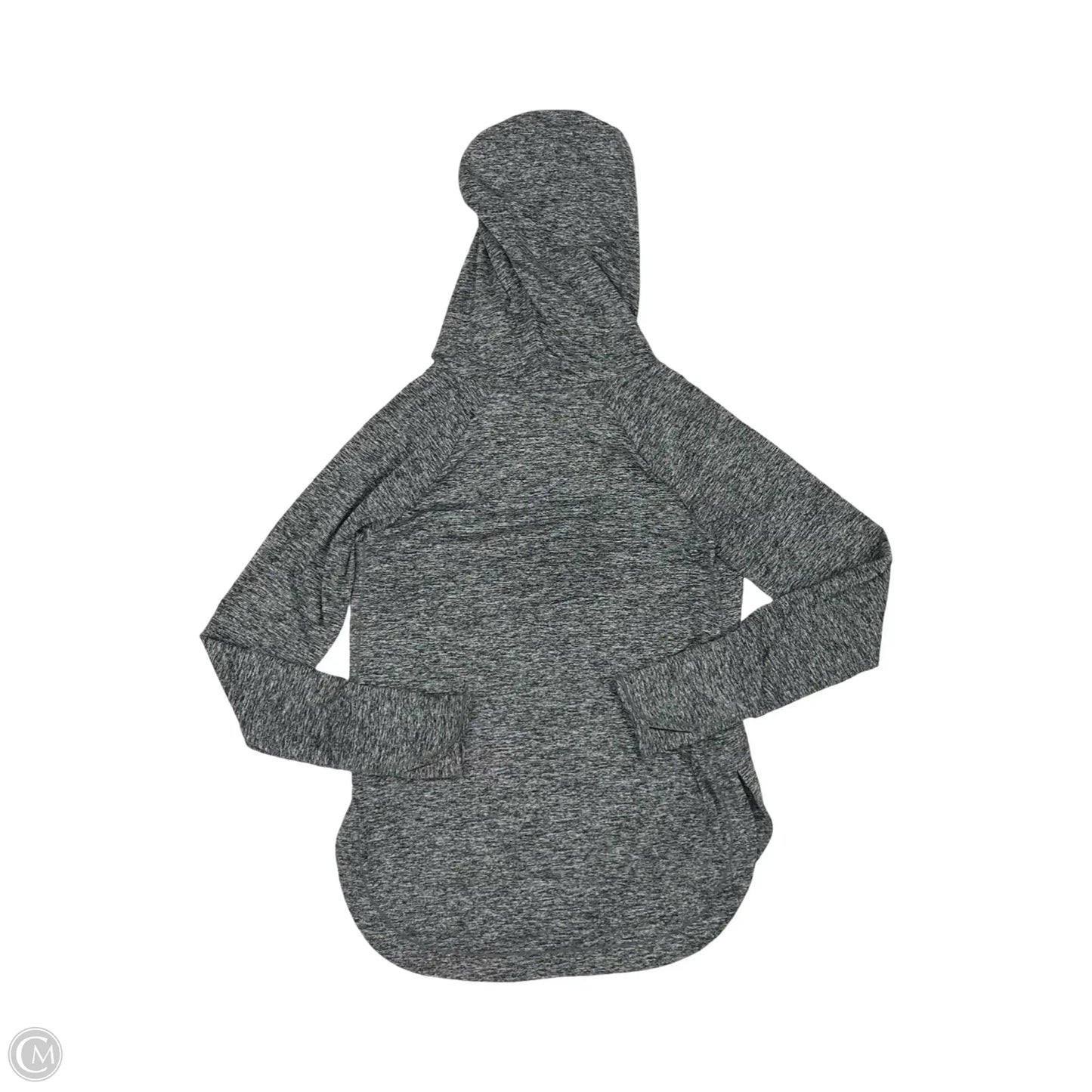 Athletic Top Long Sleeve Hoodie By Athleta In Grey, Size: S