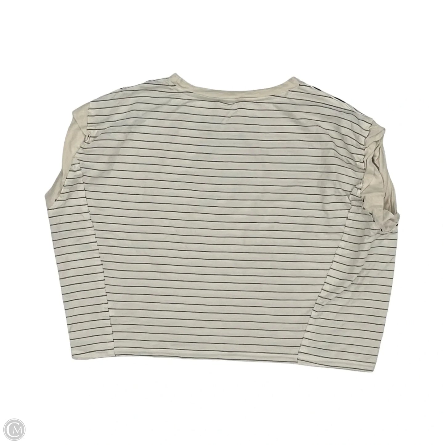Top Short Sleeve By By Together In Striped Pattern, Size: S